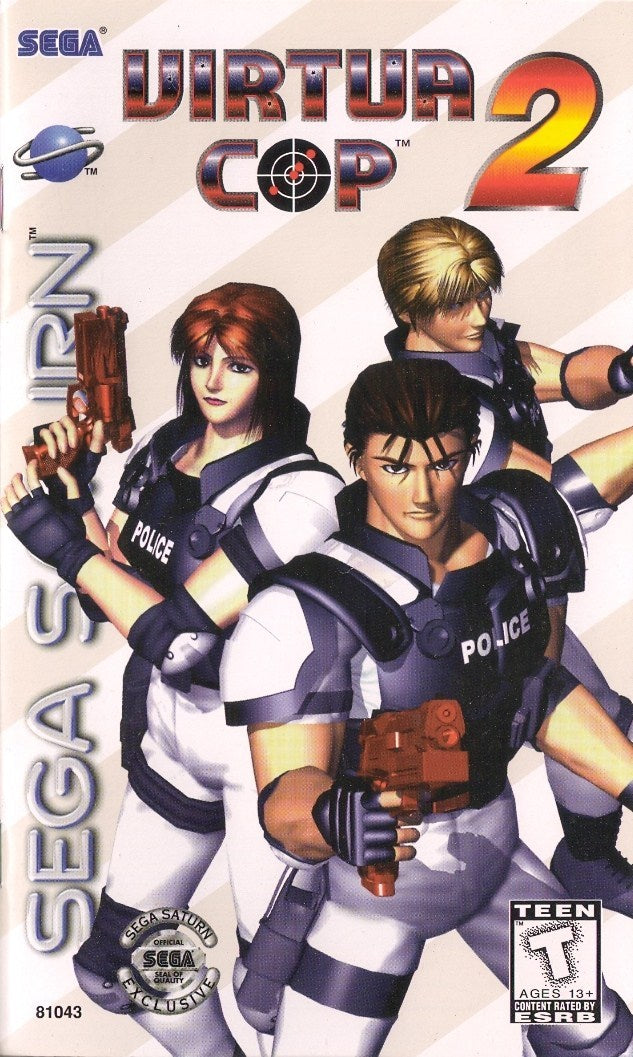 Virtua Cop 2 - (SS) SEGA Saturn [Pre-Owned] Video Games Sega   