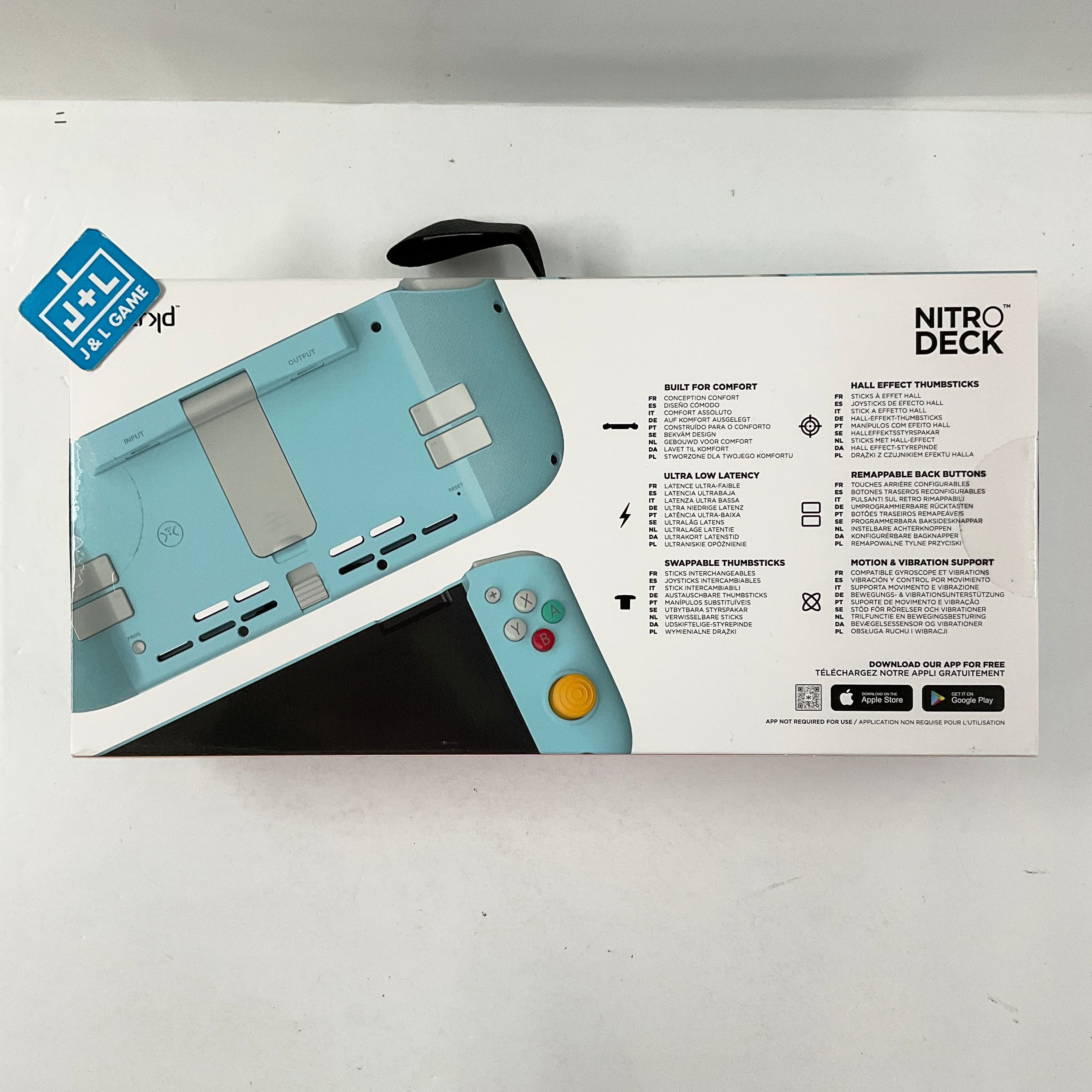 CRKD Nitro Deck (Retro Blue) - (NSW) Nintendo Switch ACCESSORIES CRKD   