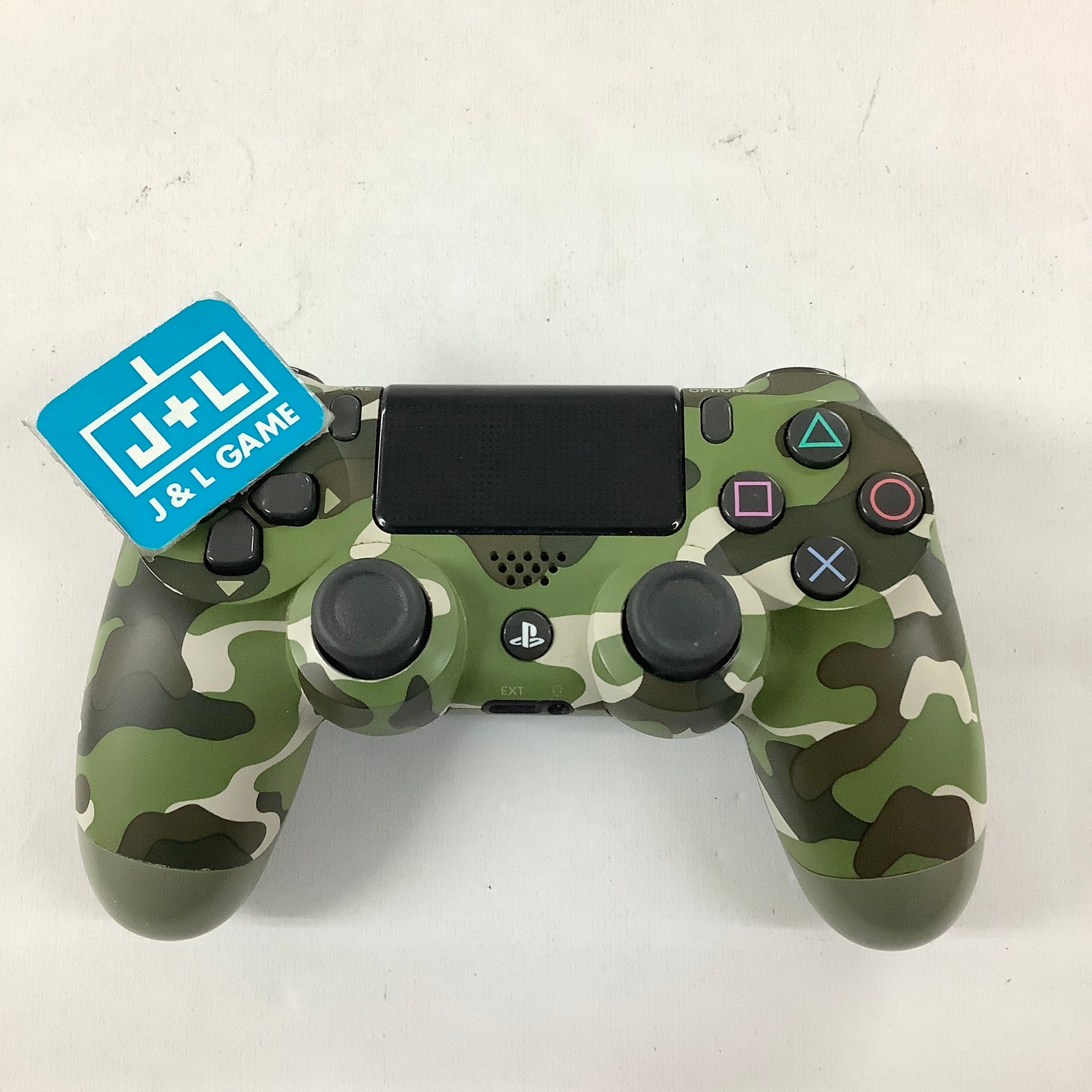 Sony DualShock 4 Wireless Controller (Green Camouflage) - (PS4) PlayStation 4 [Pre-Owned] Accessories Sony