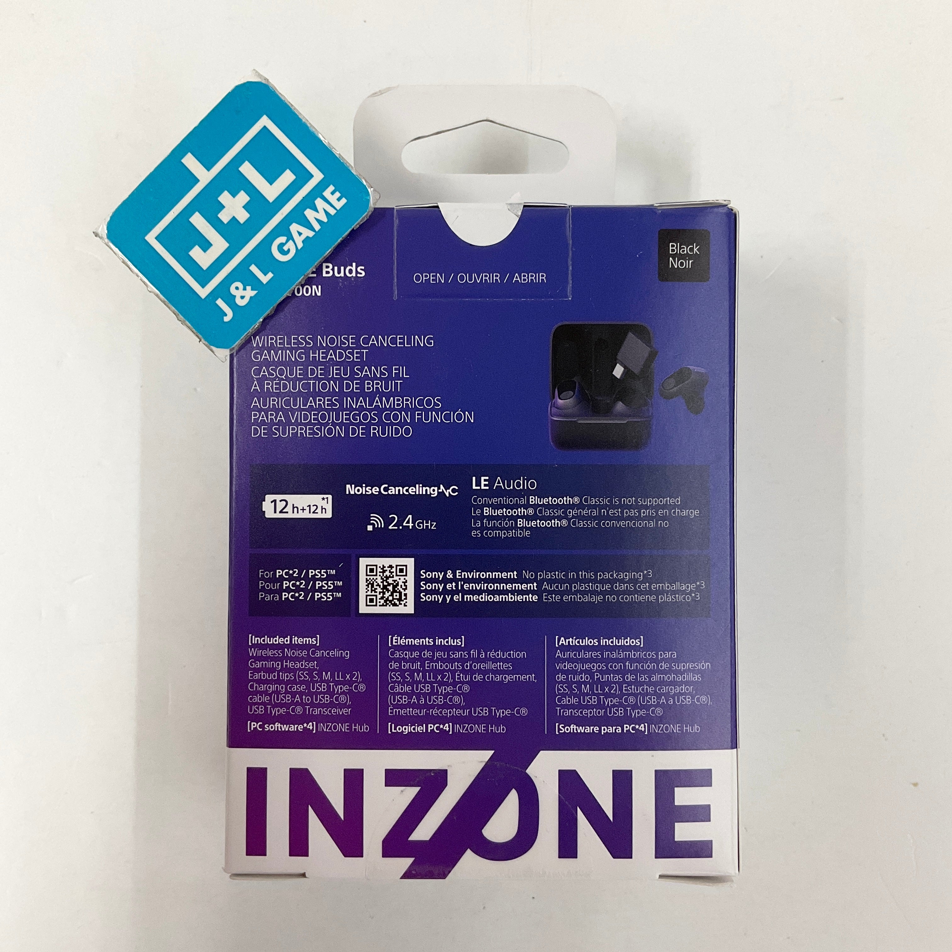 Sony INZONE Buds (WF-G700N Black) - (PS5) Playstation 5 ACCESSORIES Sony   