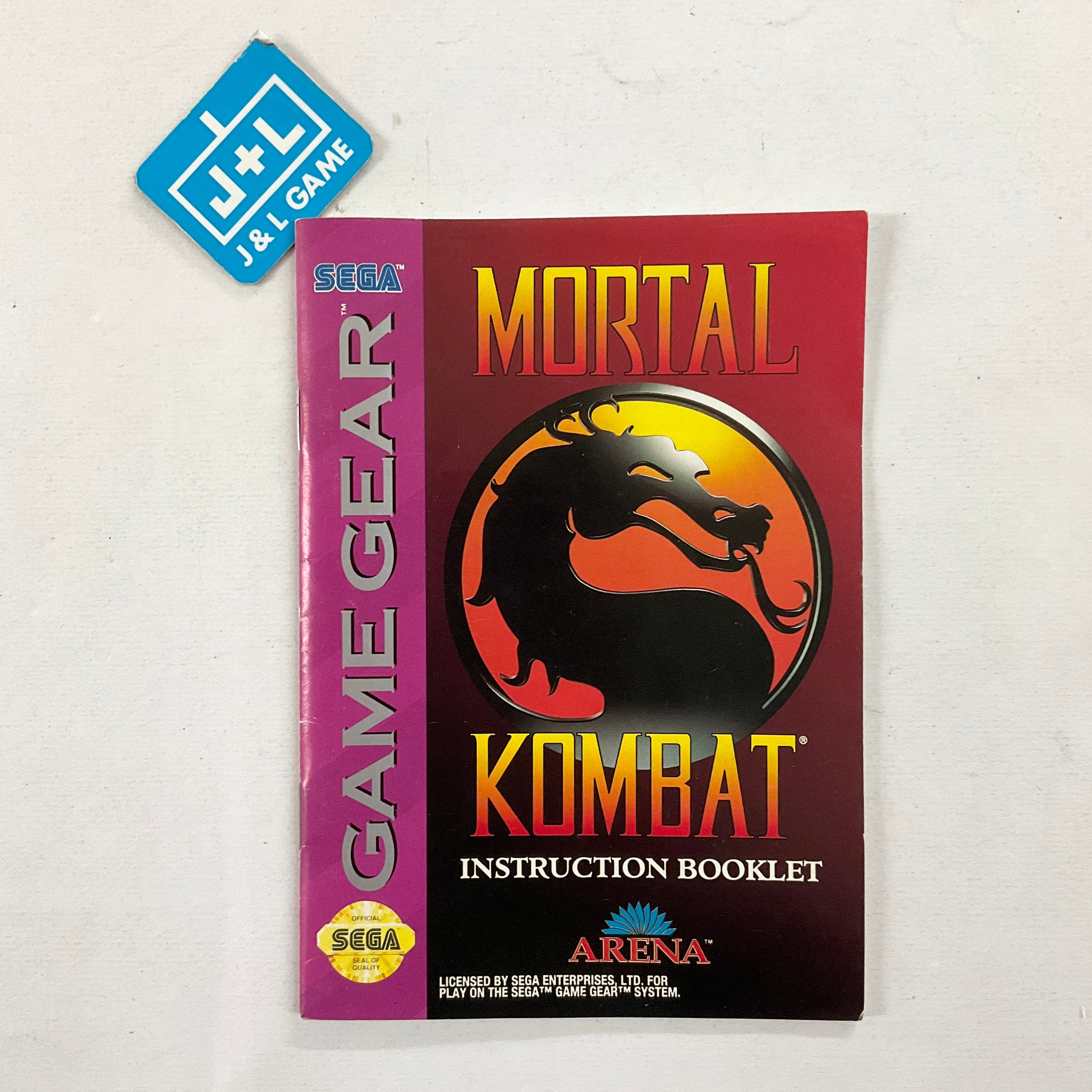 Mortal Kombat - (SGG) SEGA GameGear [Pre-Owned] Video Games Arena