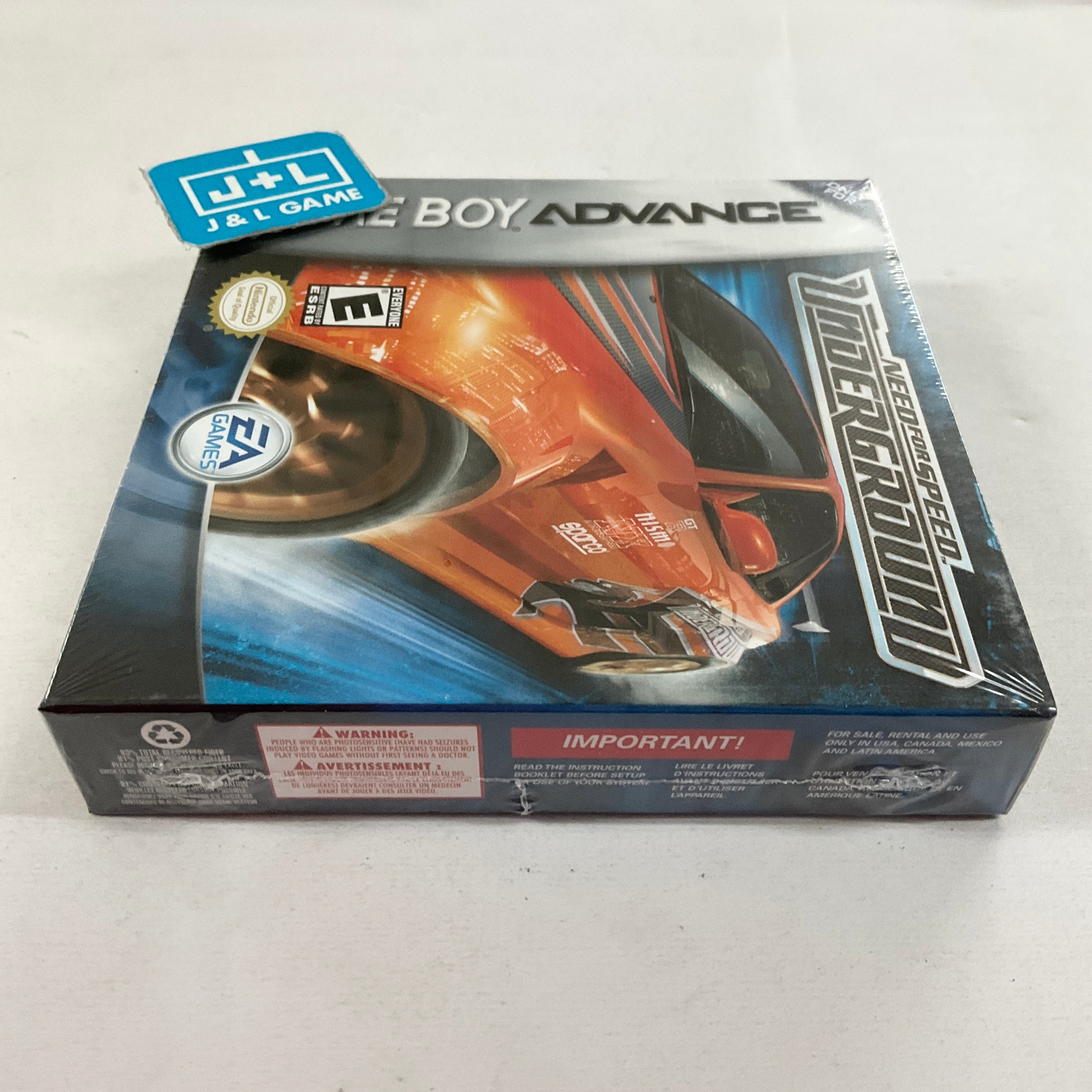 Need for Speed Underground - (GBA) Game Boy Advance Video Games Electronic Arts