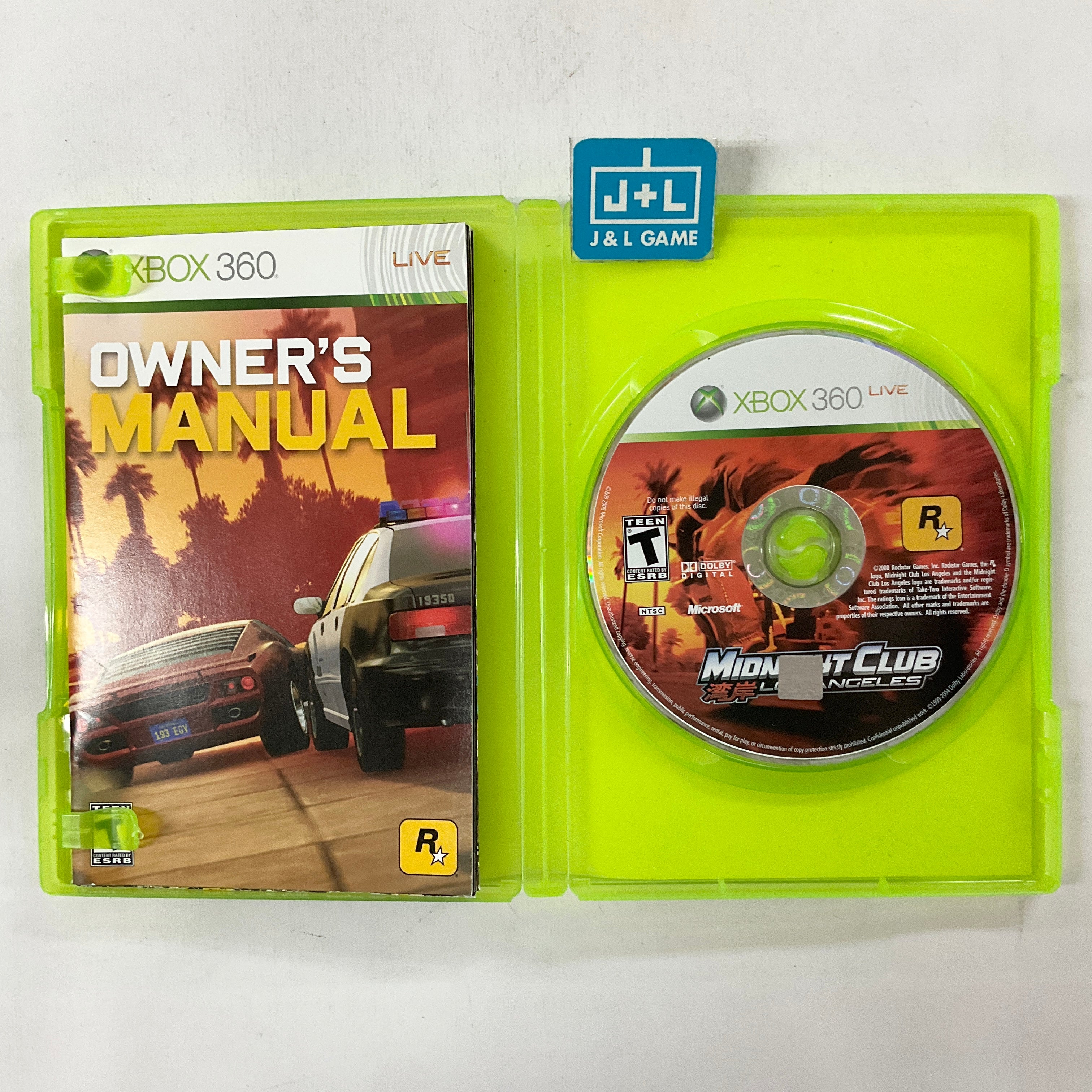 Midnight Club: Los Angeles - Xbox 360 [Pre-Owned]