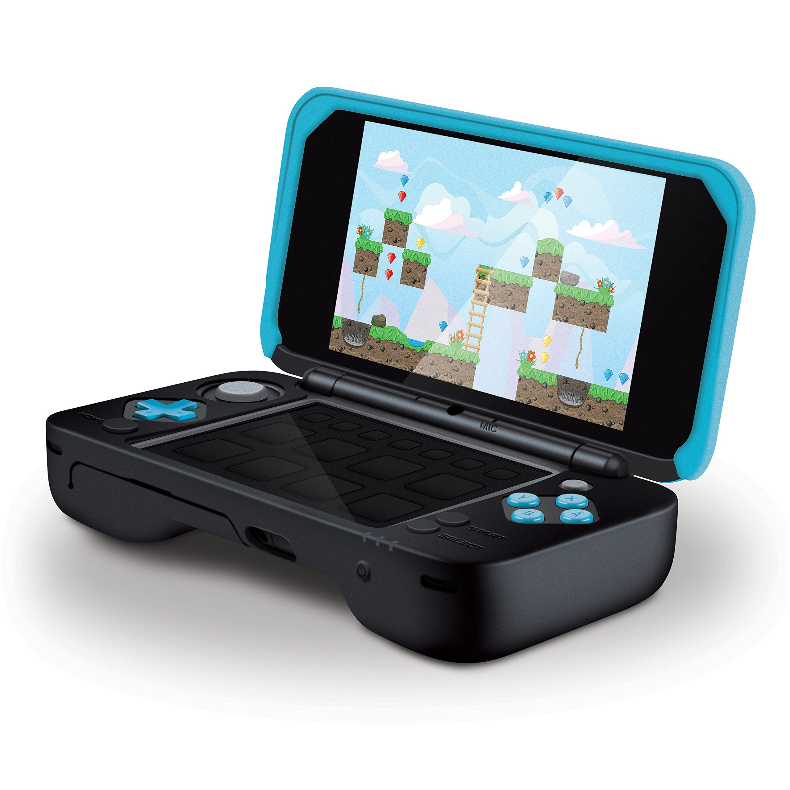 My Arcade Comfort Grip New Nintendo 2DS XL Console (Blue) - Nintendo 3DS Accessories My Arcade   