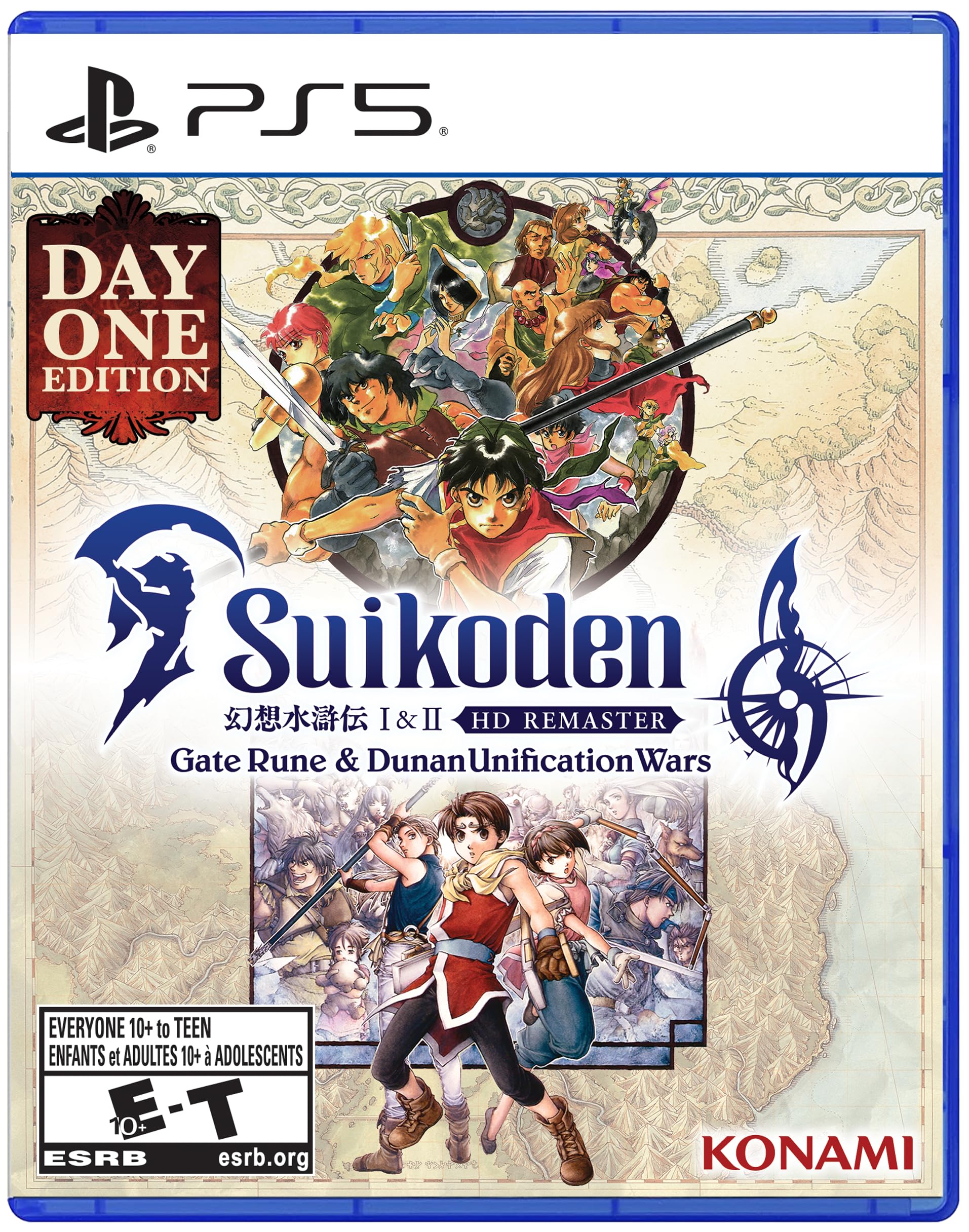 Suikoden I & II HD Remastered - (PS5) PlayStation 5 Video Games Konami