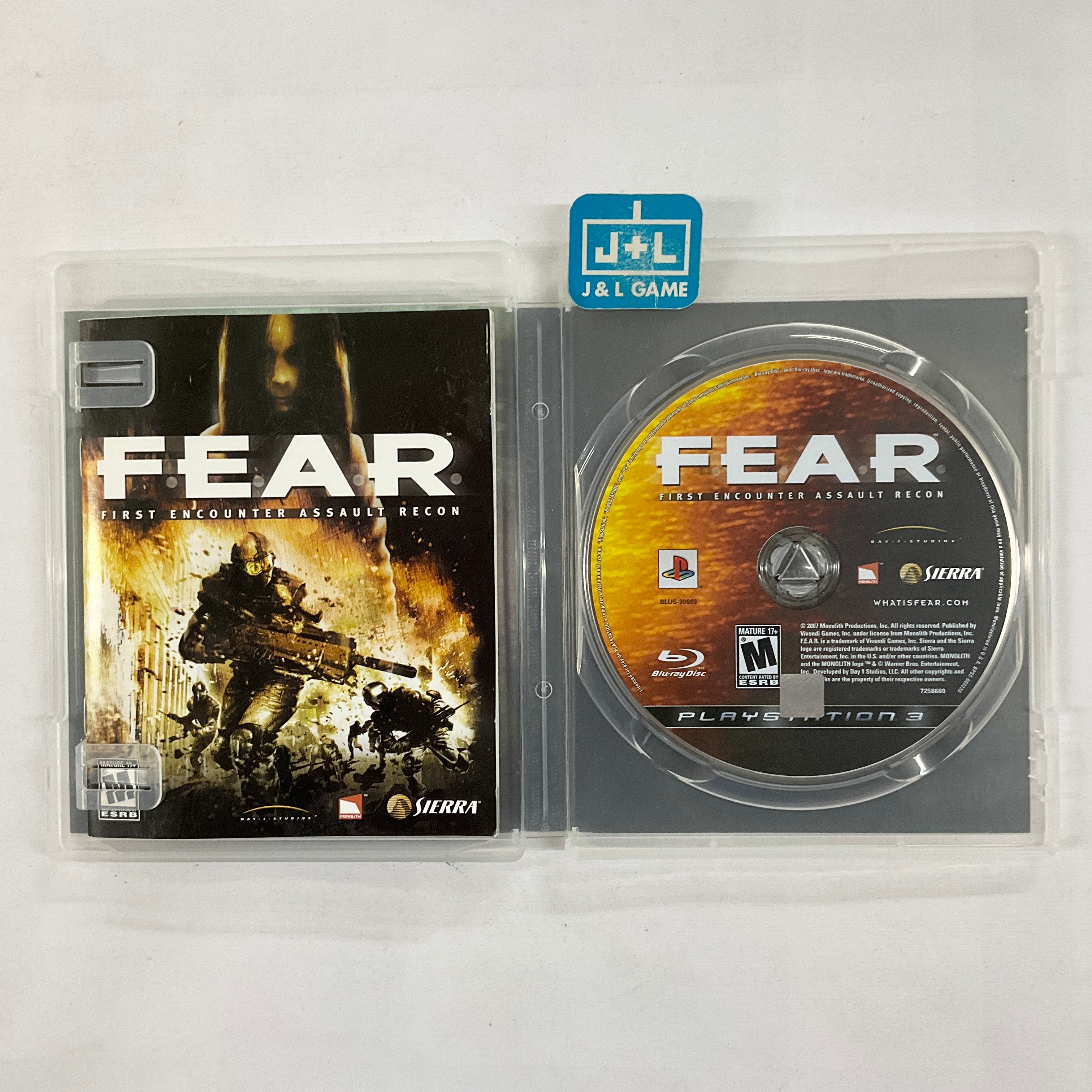 F.E.A.R. - (PS3) PlayStation 3 [Pre-Owned] Video Games Vivendi Games   