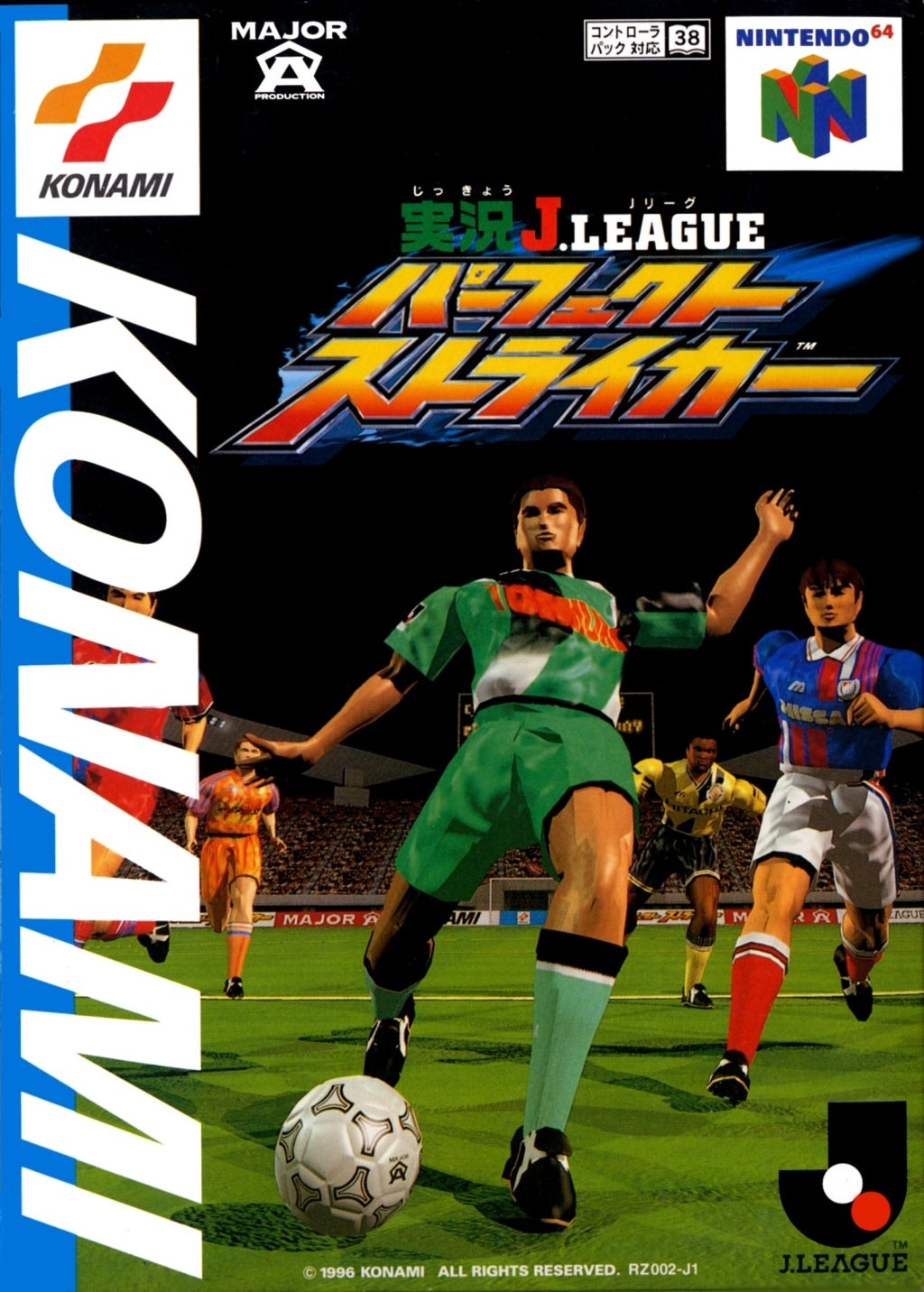 Jikkyou J.League Perfect Striker - (N64) Nintendo 64 [Pre-Owned] (Japanese Import) Video Games Konami   