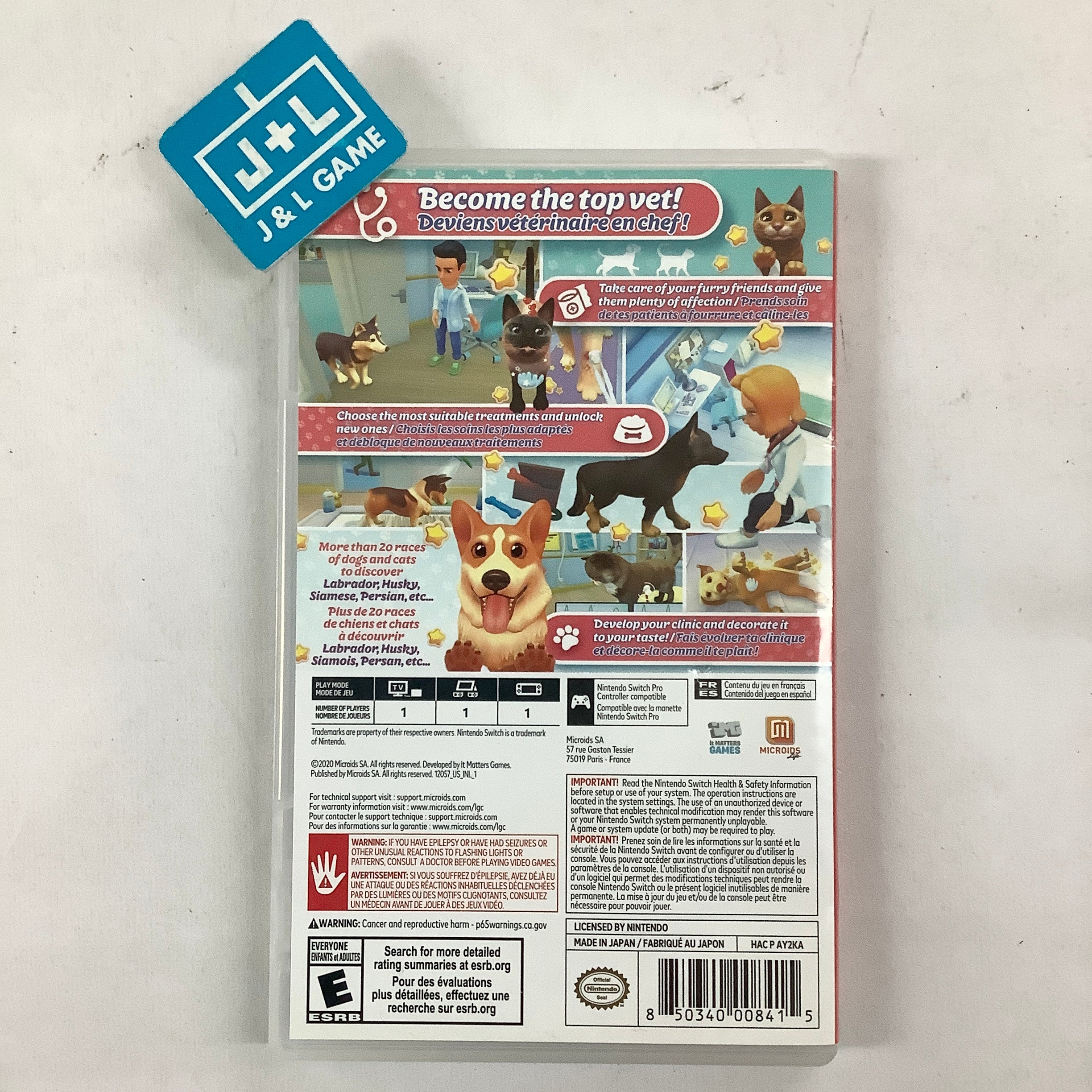 My Universe: Pet Clinic Cats & Dogs - (NSW) Nintendo Switch [Pre-Owned] Video Games Microids