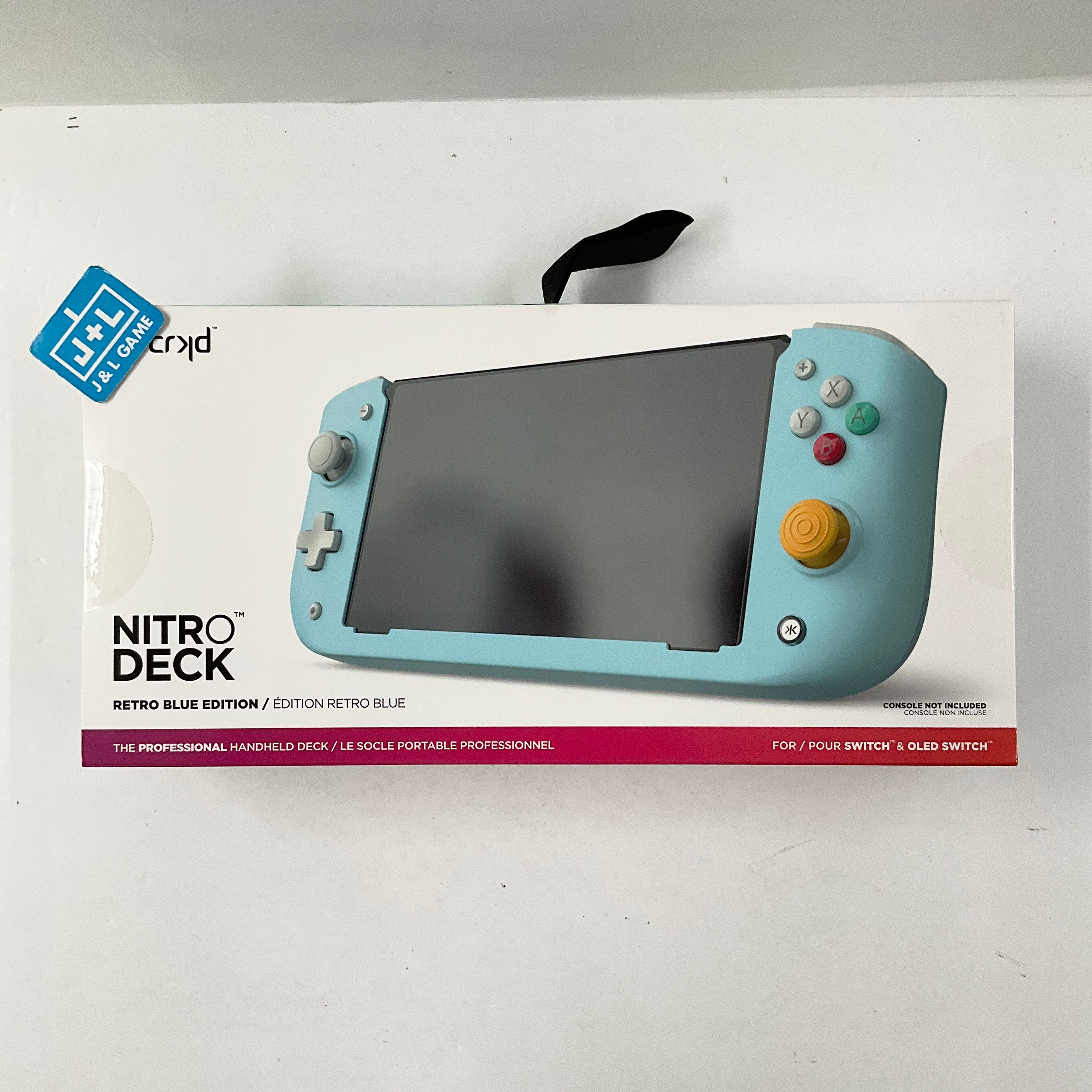 CRKD Nitro Deck (Retro Blue) - (NSW) Nintendo Switch ACCESSORIES CRKD   