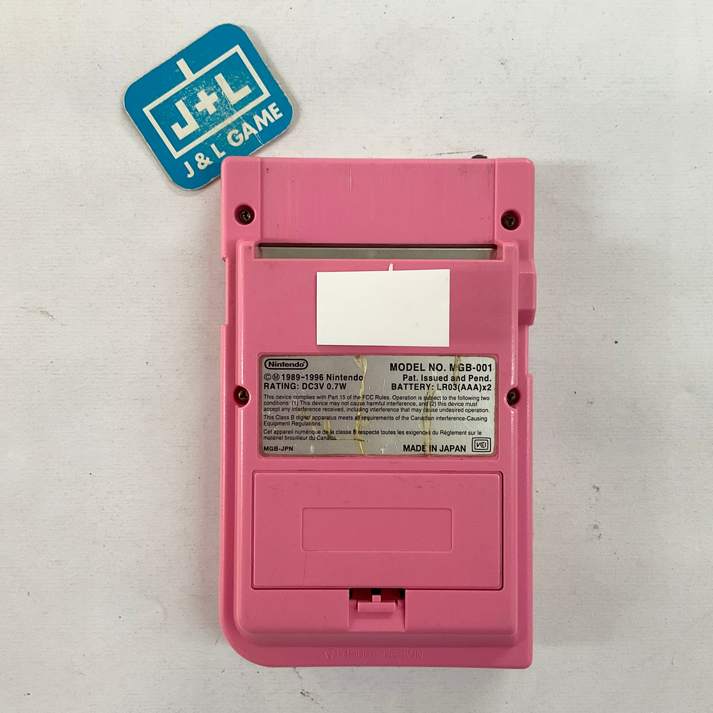 Nintendo Game Boy Pocket (Pink with backlight) - (GBP) Game Boy Pocket [Pre-Owned] (Japanese Import) Consoles Nintendo   