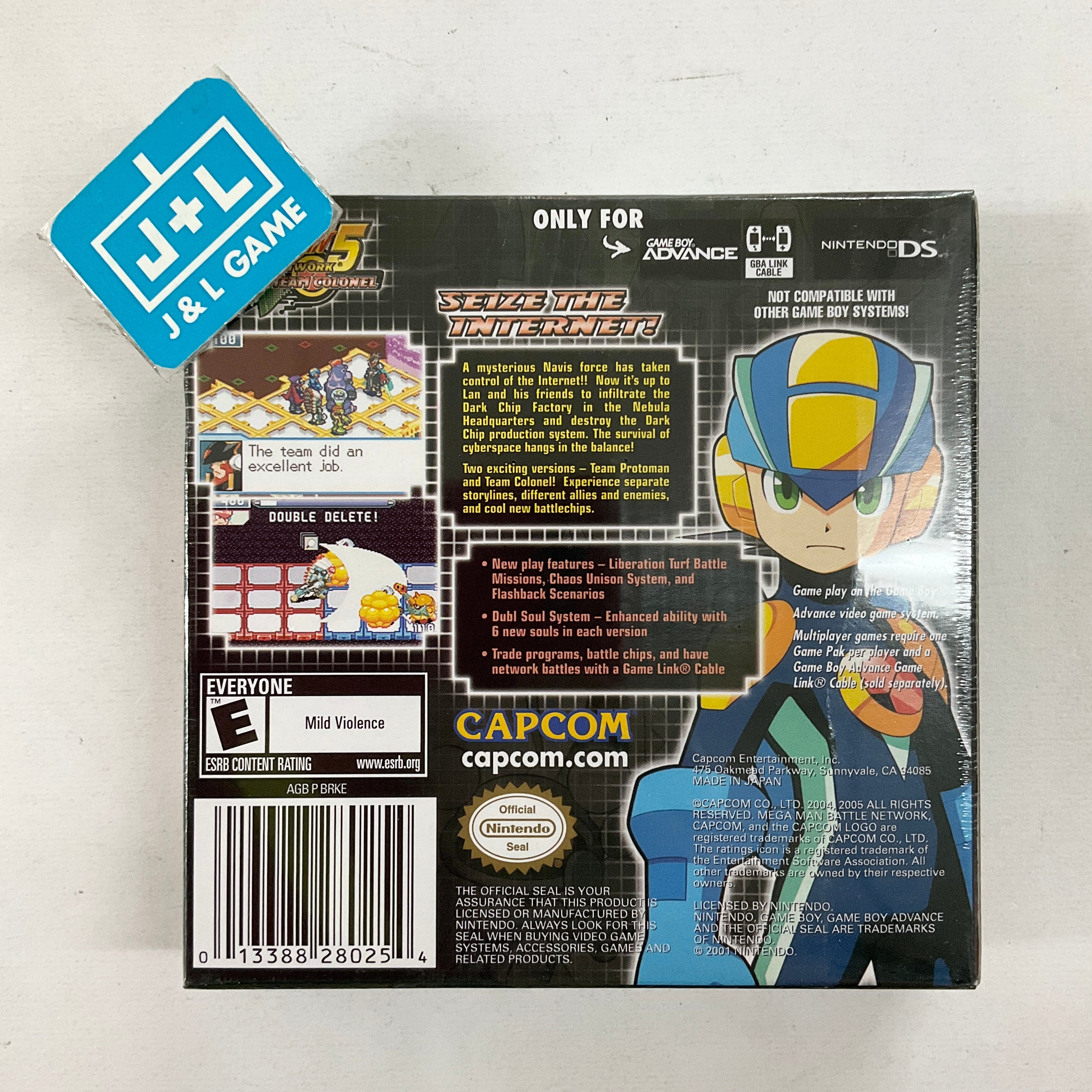 Mega Man Battle Network 5: Team Colonel - (GBA) Game Boy Advance Video Games Capcom   