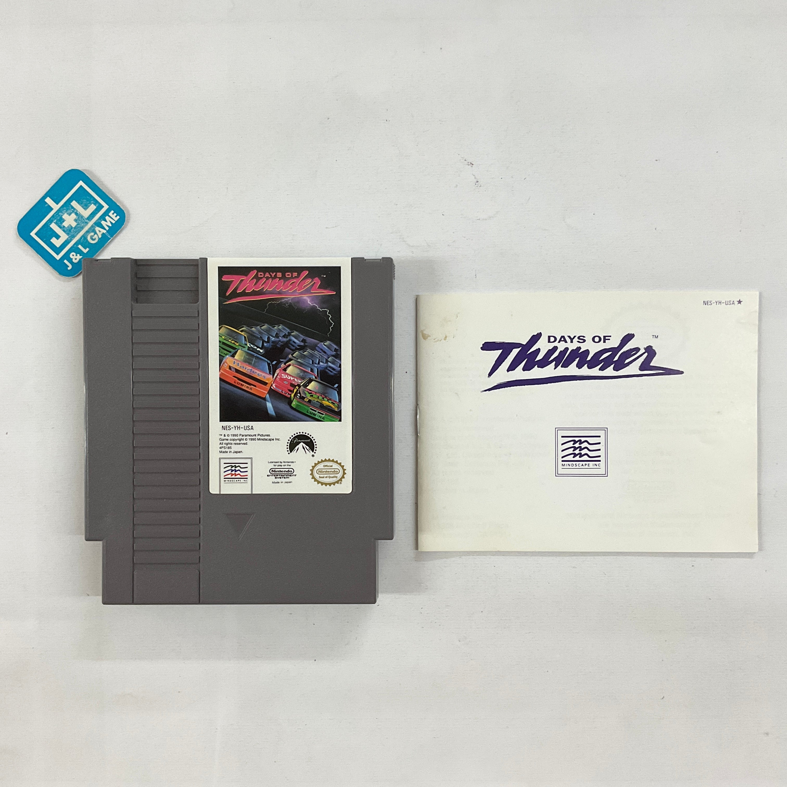 Days of Thunder - (NES) Nintendo Entertainment System [Pre-Owned] Video Games Mindscape   