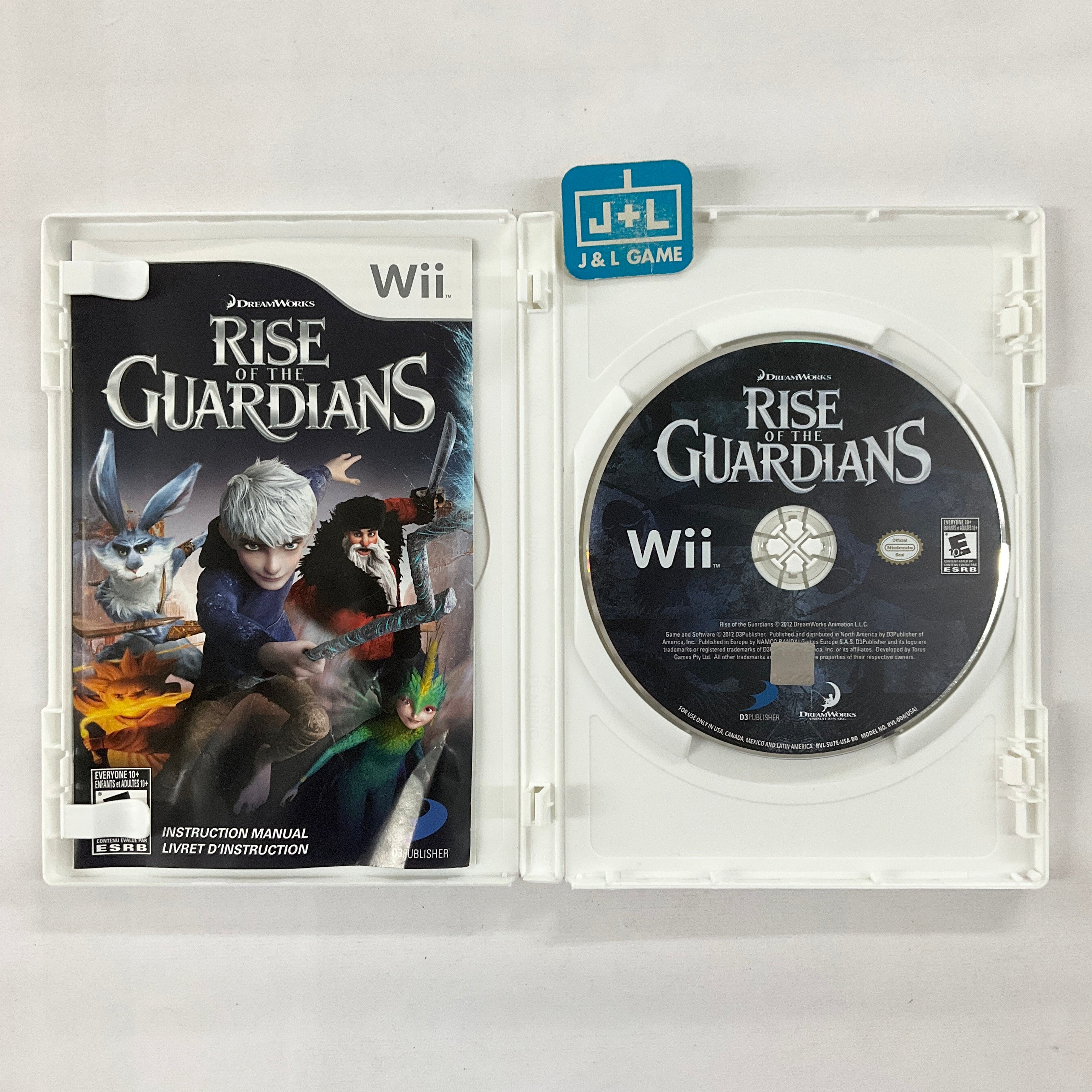 Rise of the Guardians: The Video Game - Nintendo Wii [Pre-Owned] Video Games D3 Publisher   