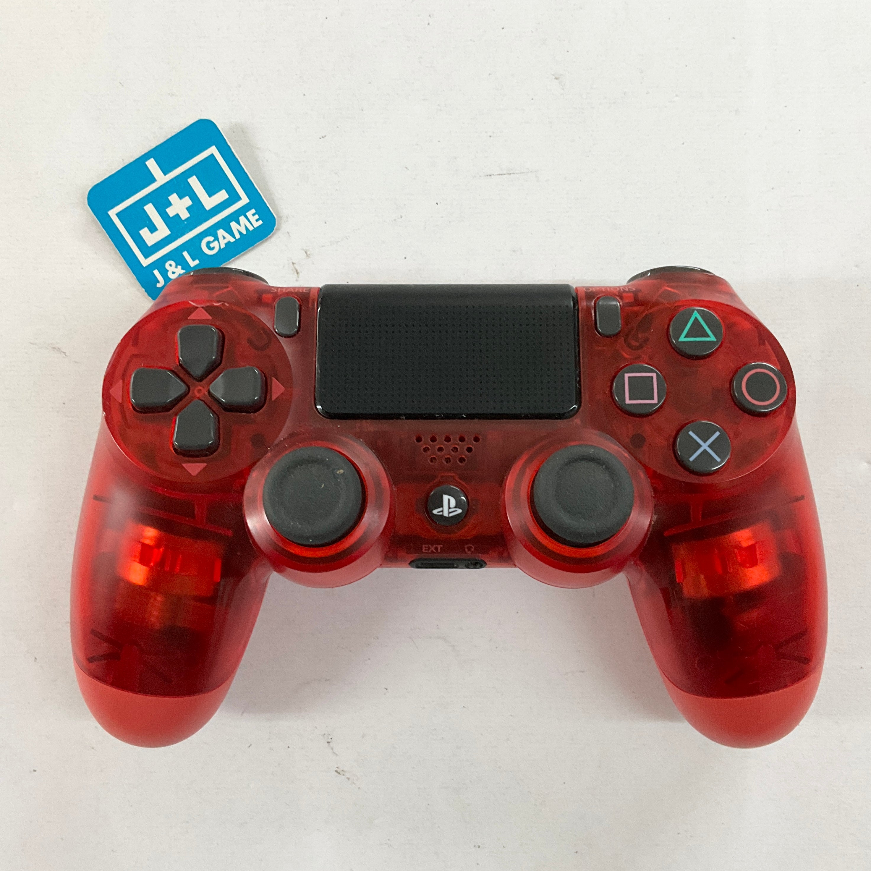 SONY DualShock 4 Wireless Controller (Crystal Red) - (PS4) PlayStation 4 [Pre-Owned] Accessories PlayStation   