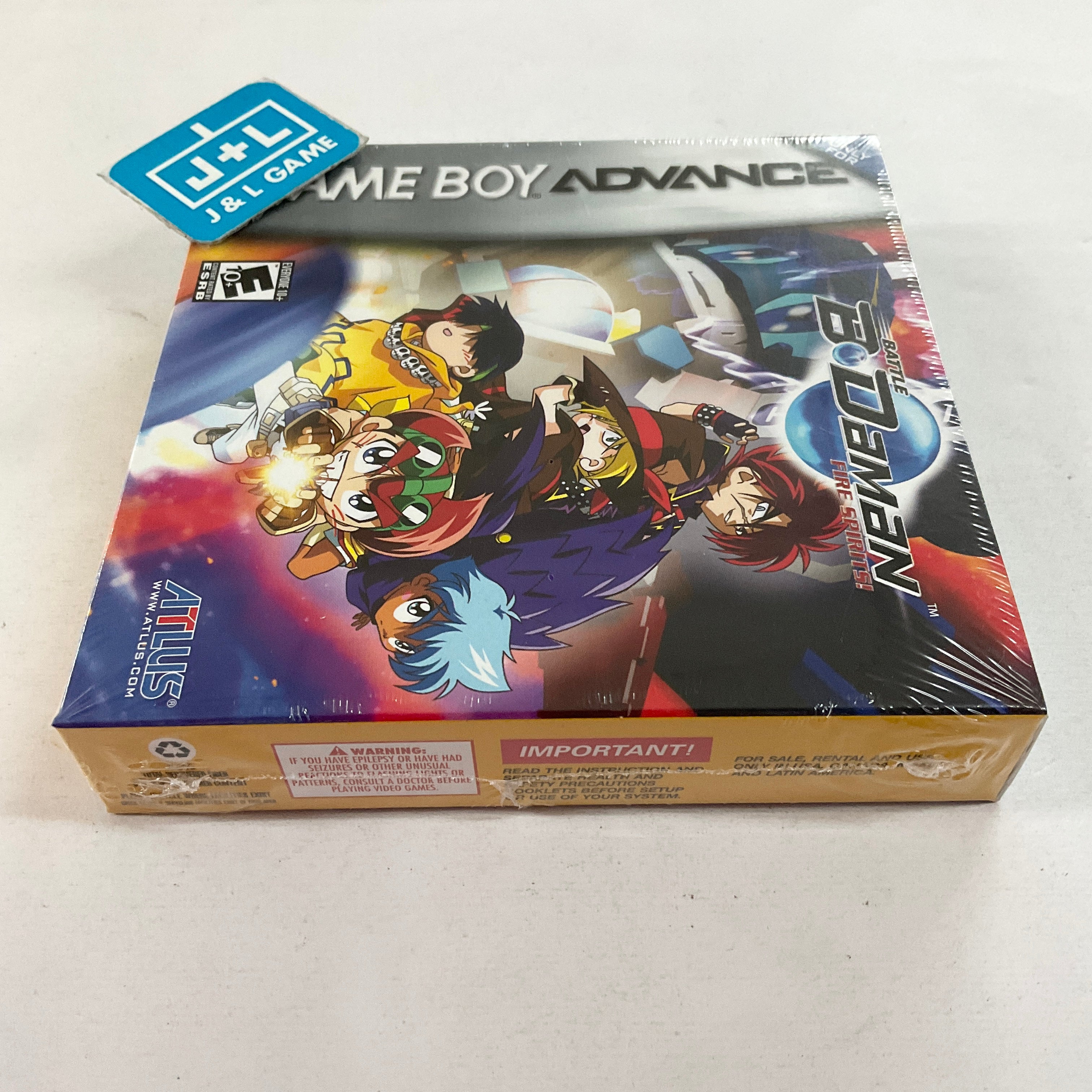 Battle B-Daman: Fire Spirits! - (GBA) Game Boy Advance Video Games Atlus   