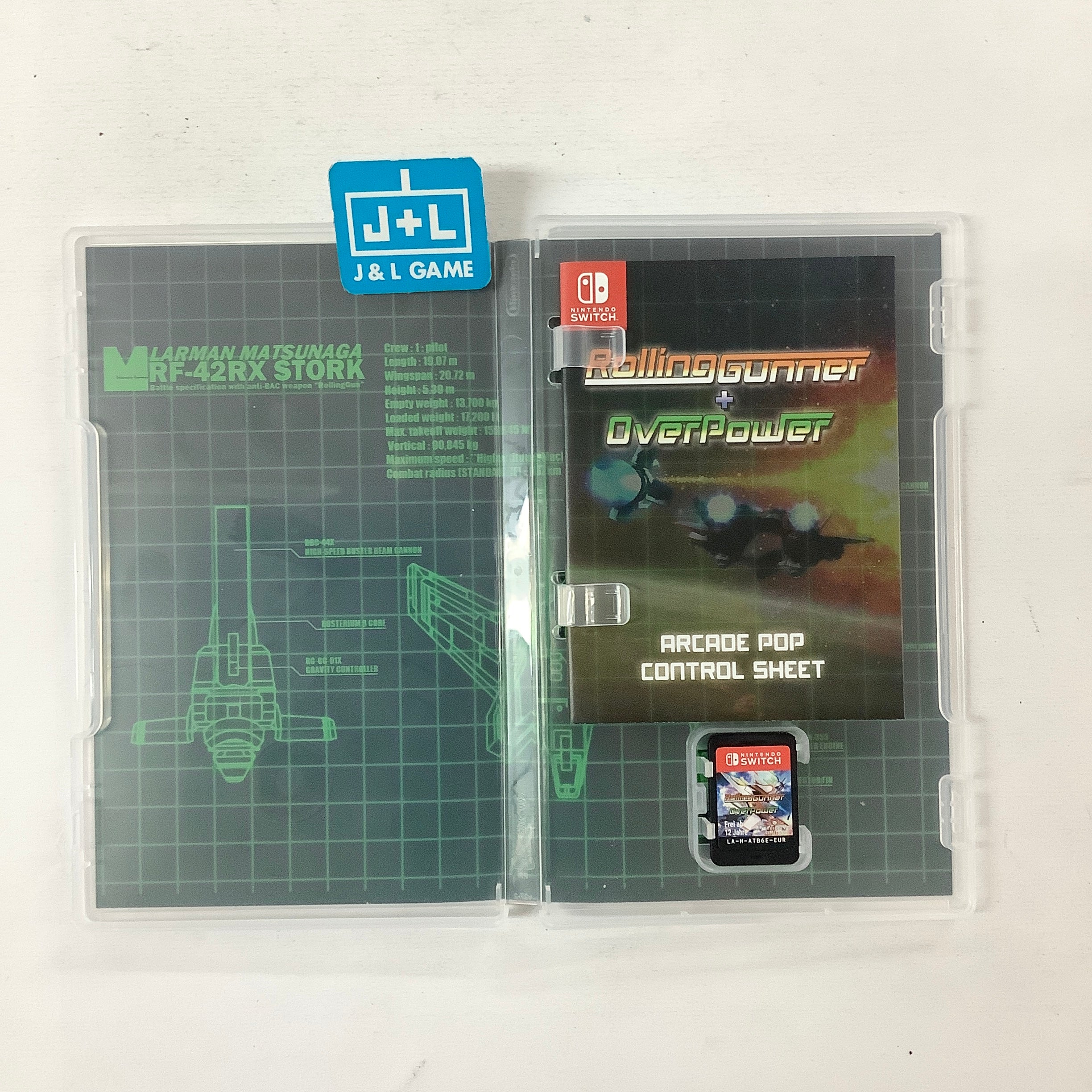 Rolling Gunner + Over Power - (NSW) Nintendo Switch [Pre-Owned] (European Import) Video Games Mebius   