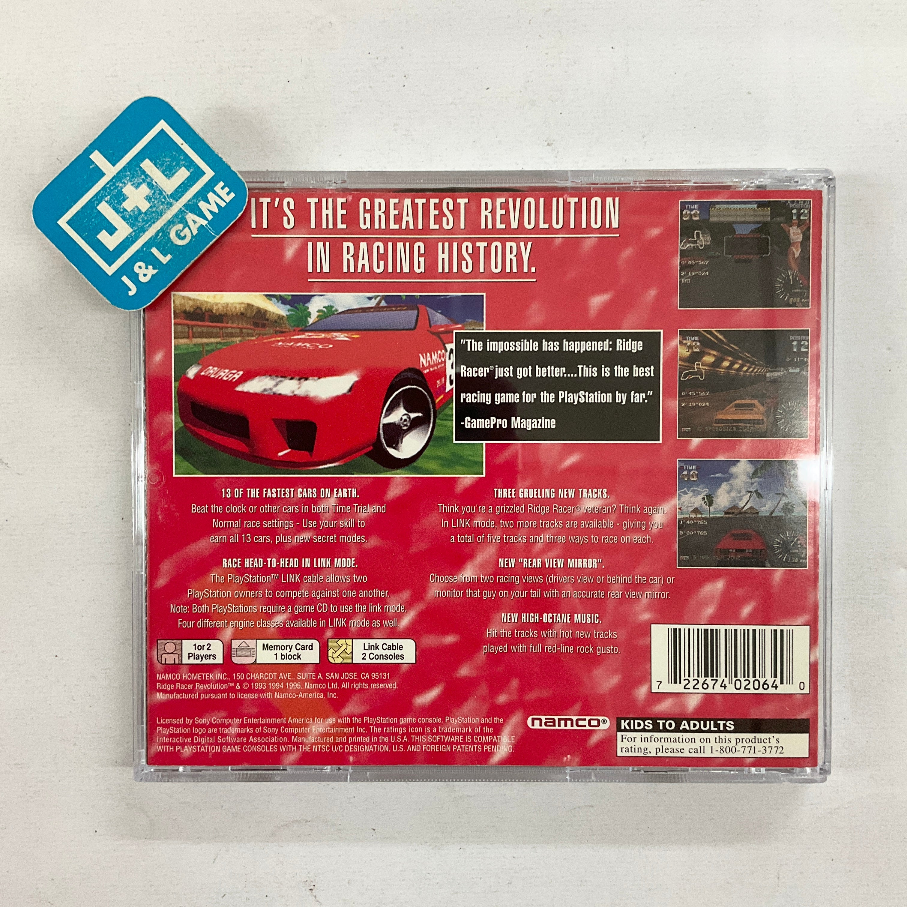 Ridge Racer Revolution - (PS1) PlayStation [Pre-Owned] Video Games BANDAI NAMCO Entertainment   