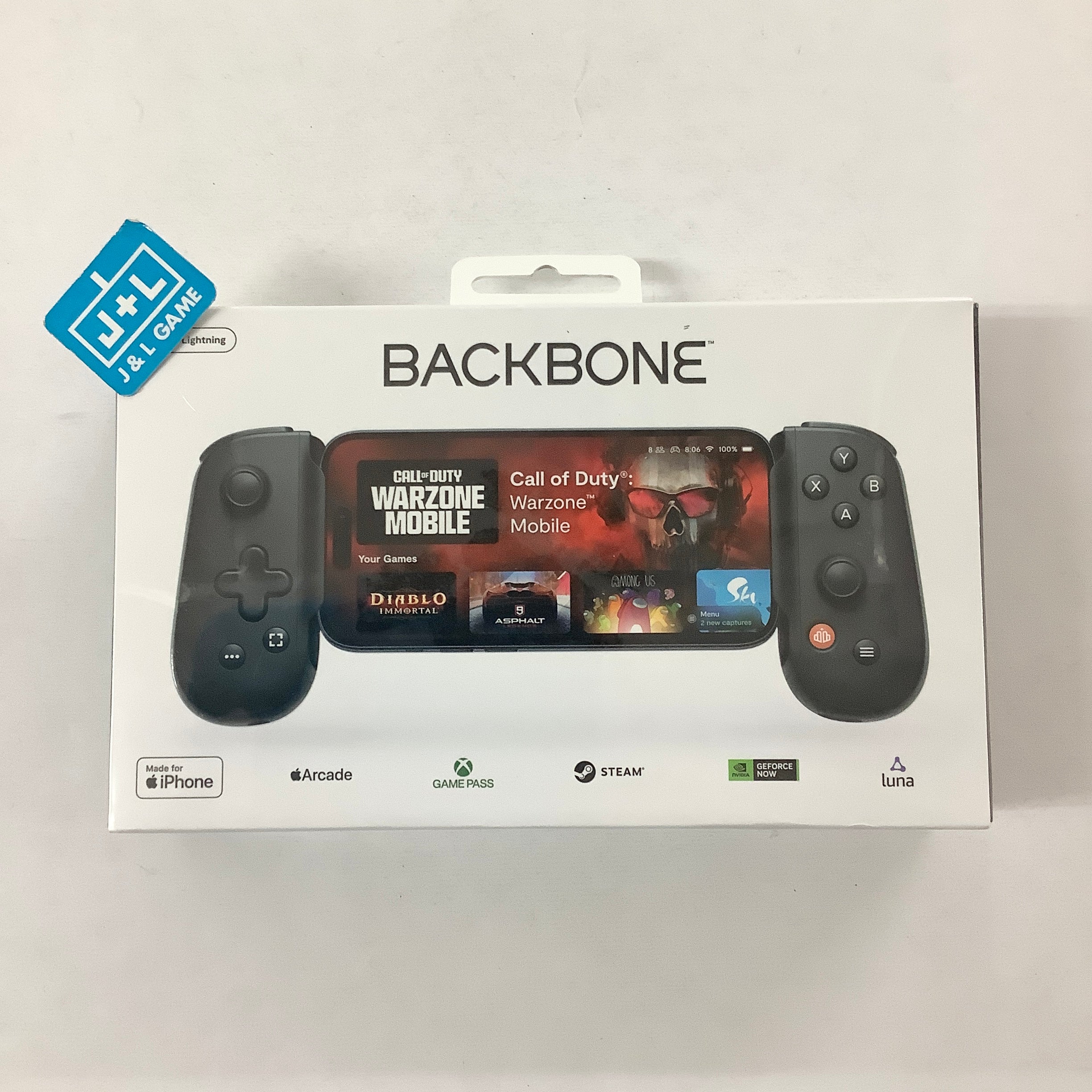 BACKBONE One Mobile Gaming Controller for iPhone (Lightning) (2nd Gen) Video Games BACKBONE   