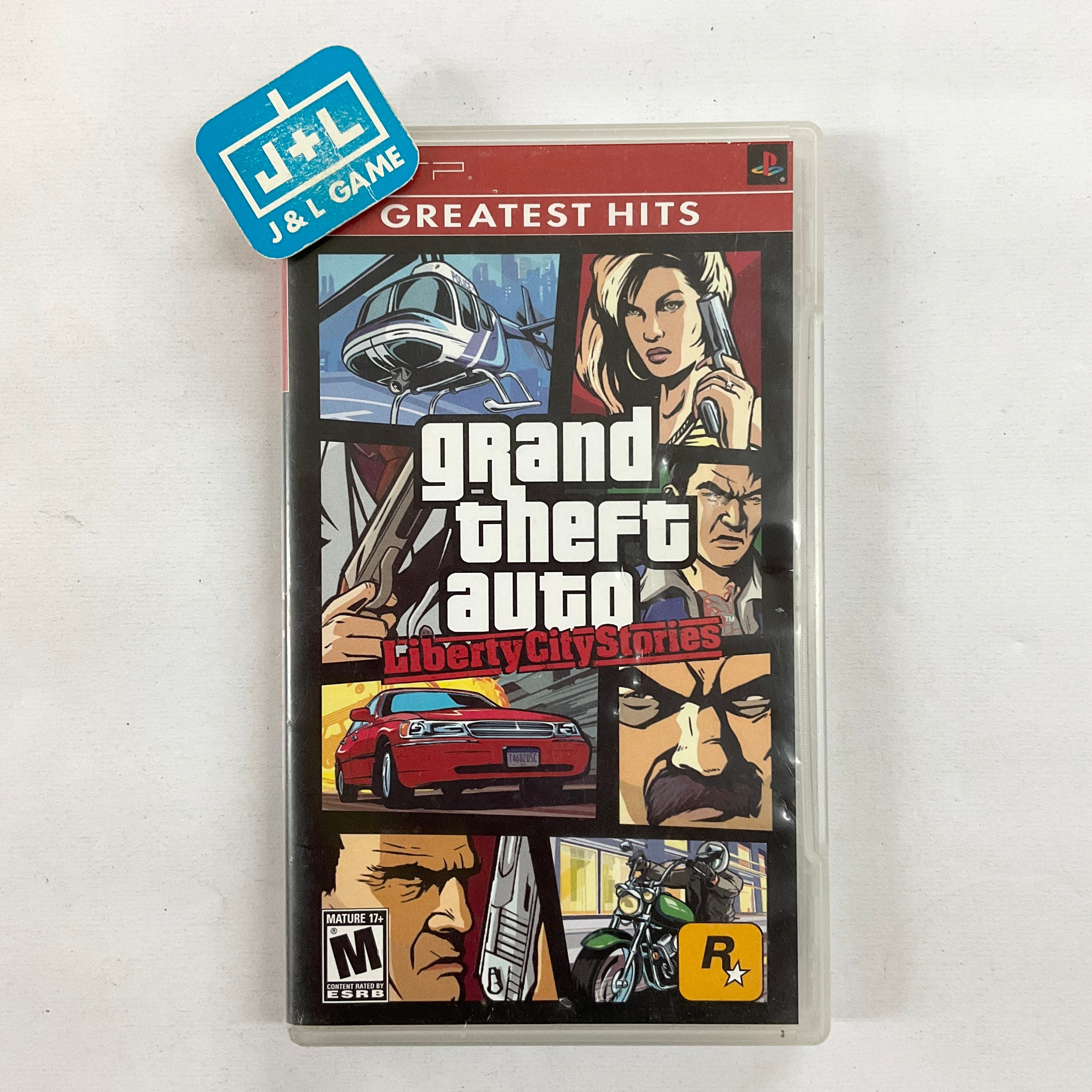 Grand Theft Auto: Liberty City Stories (Greatest Hits) - SONY PSP [Pre-Owned] Video Games Rockstar Games   