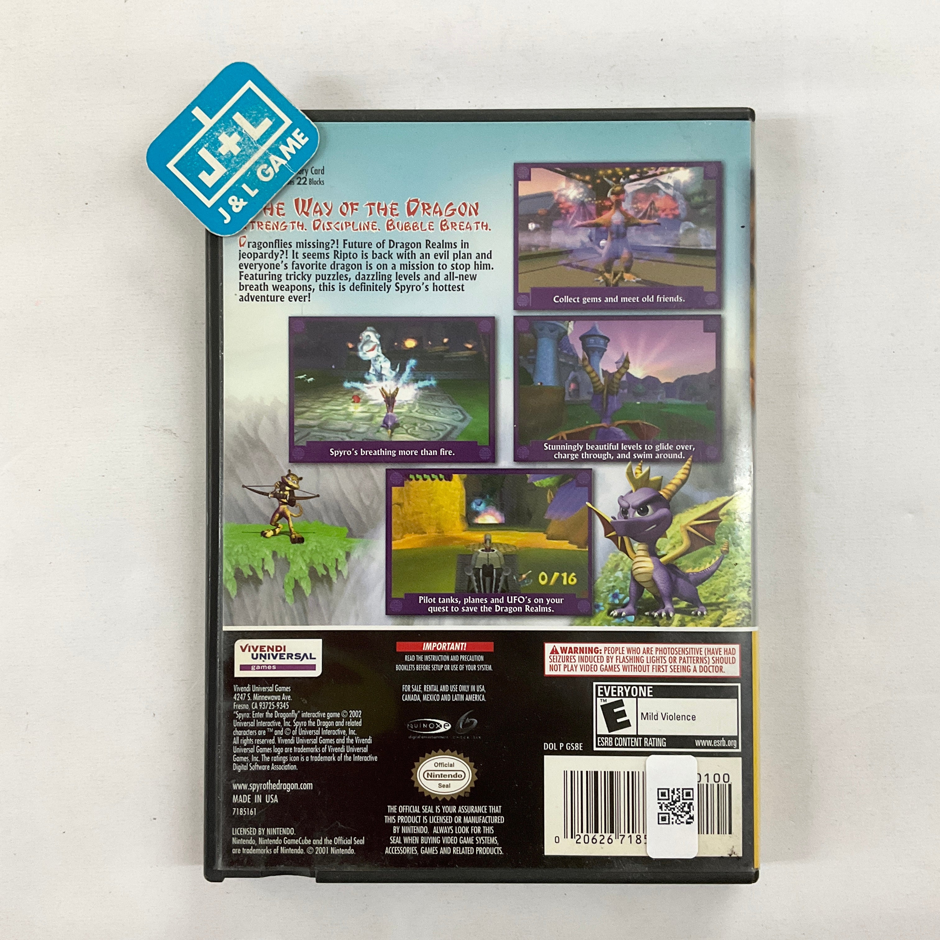 Spyro: Enter the Dragonfly (Player's Choice) - (GC) GameCube [Pre-Owned] Video Games Universal Interactive   