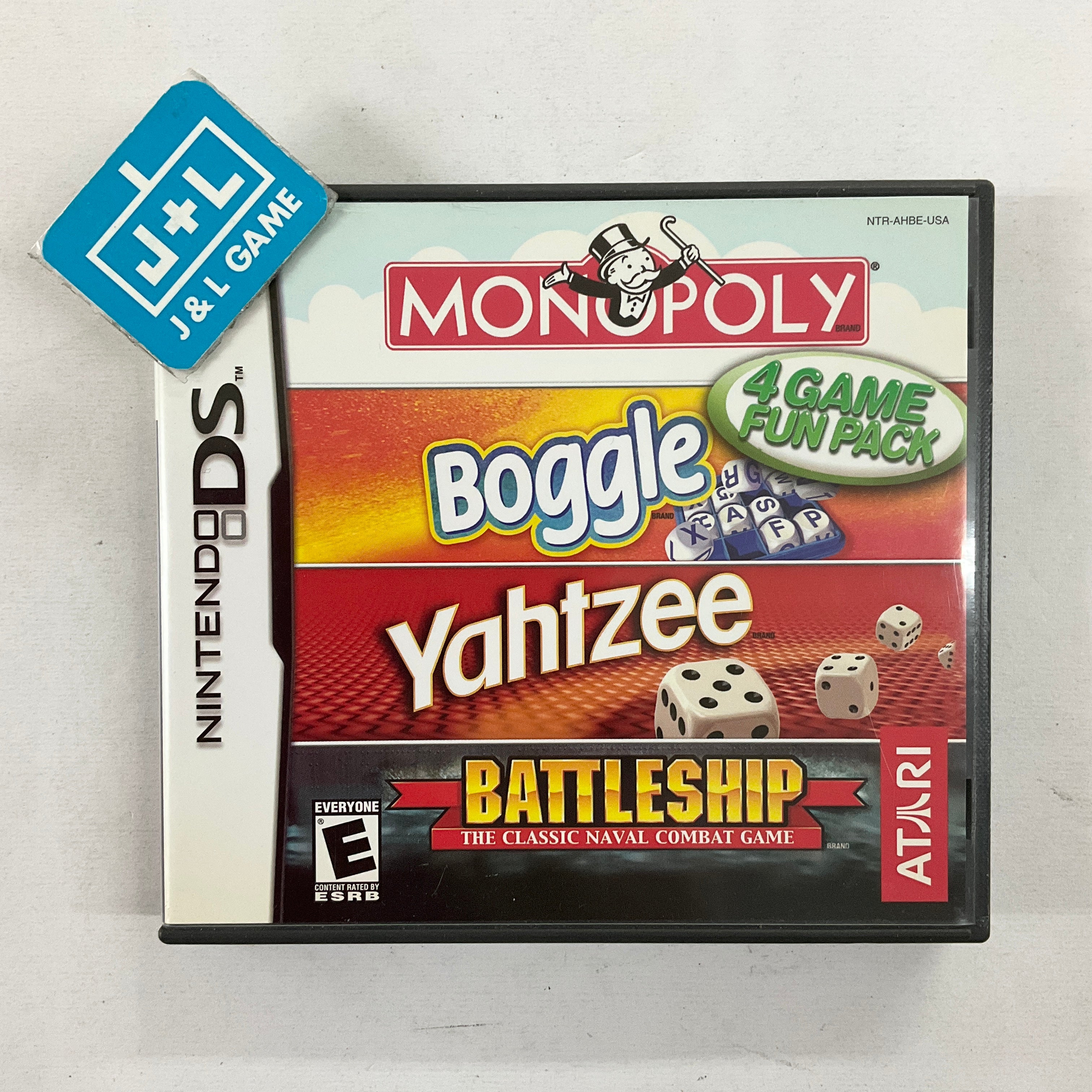 Monopoly / Boggle / Yahtzee / Battleship - (NDS) Nintendo DS [Pre-Owned] Video Games Atari SA