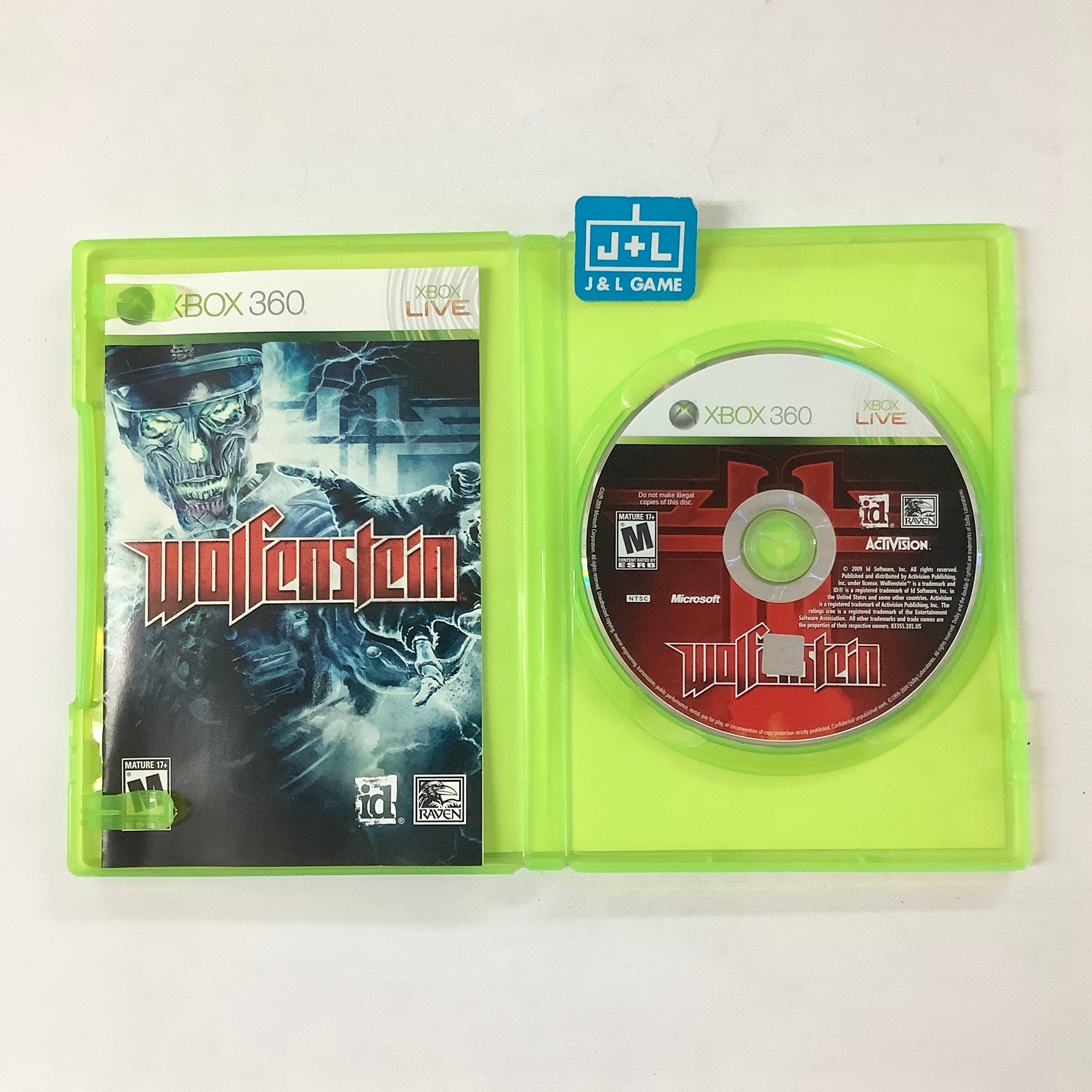 Wolfenstein - Xbox 360 [Pre-Owned] Video Games Activision   