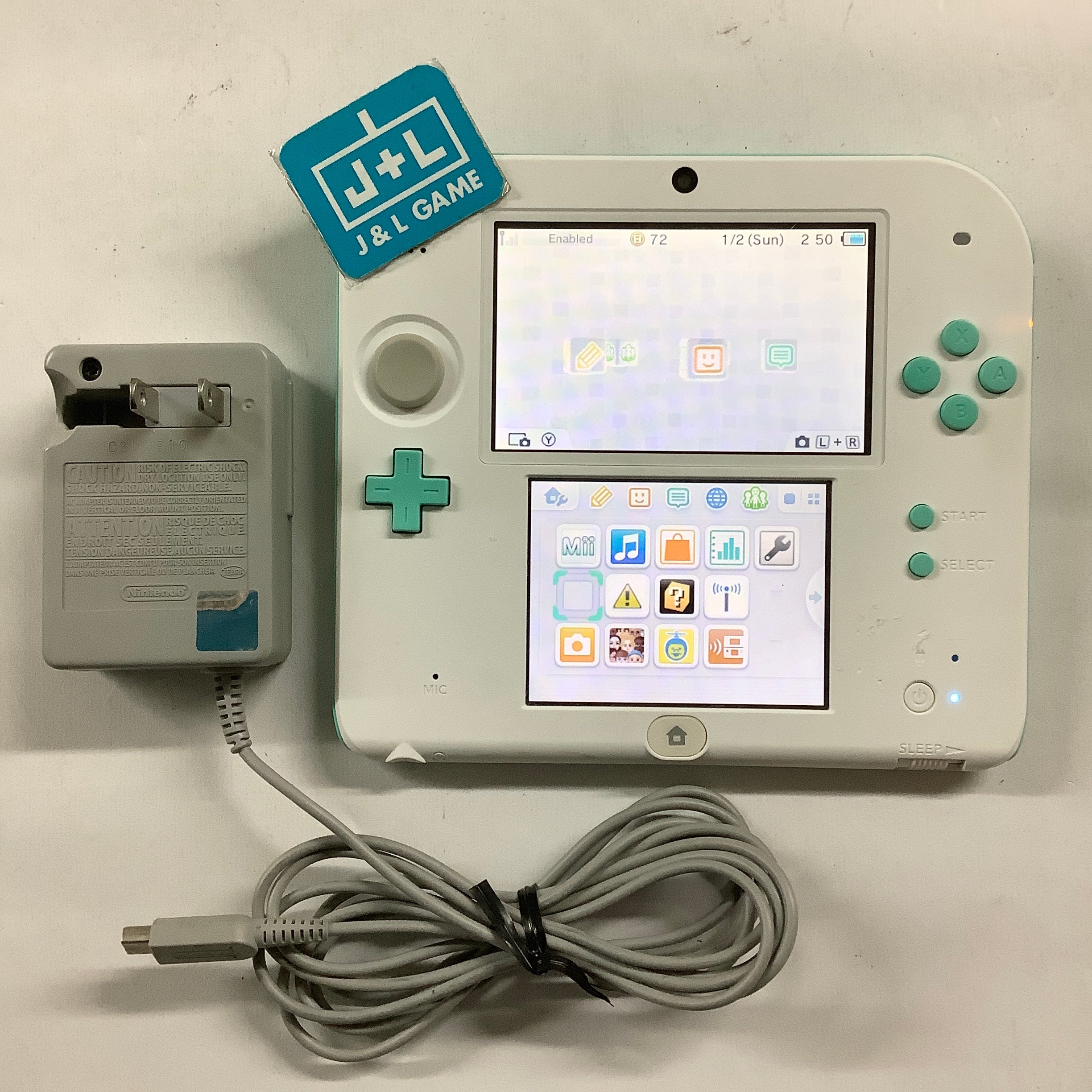 Nintendo 2DS Console (Sea Green) - Nintendo 3DS [Pre-Owned] Consoles Nintendo