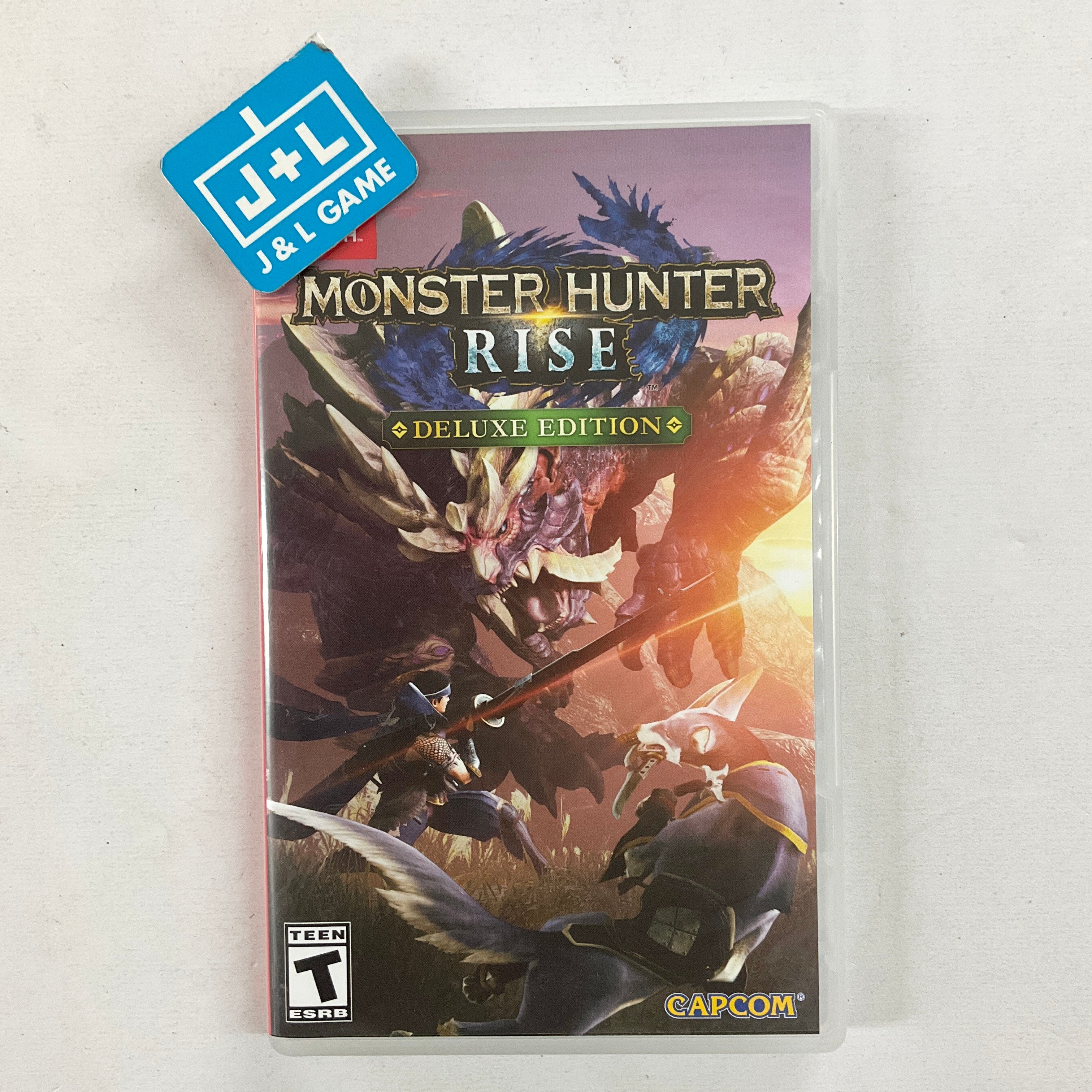 Monster Hunter Rise Deluxe Edition - (NSA) Nintendo Switch [Pre-Owned] Video Games Capcom