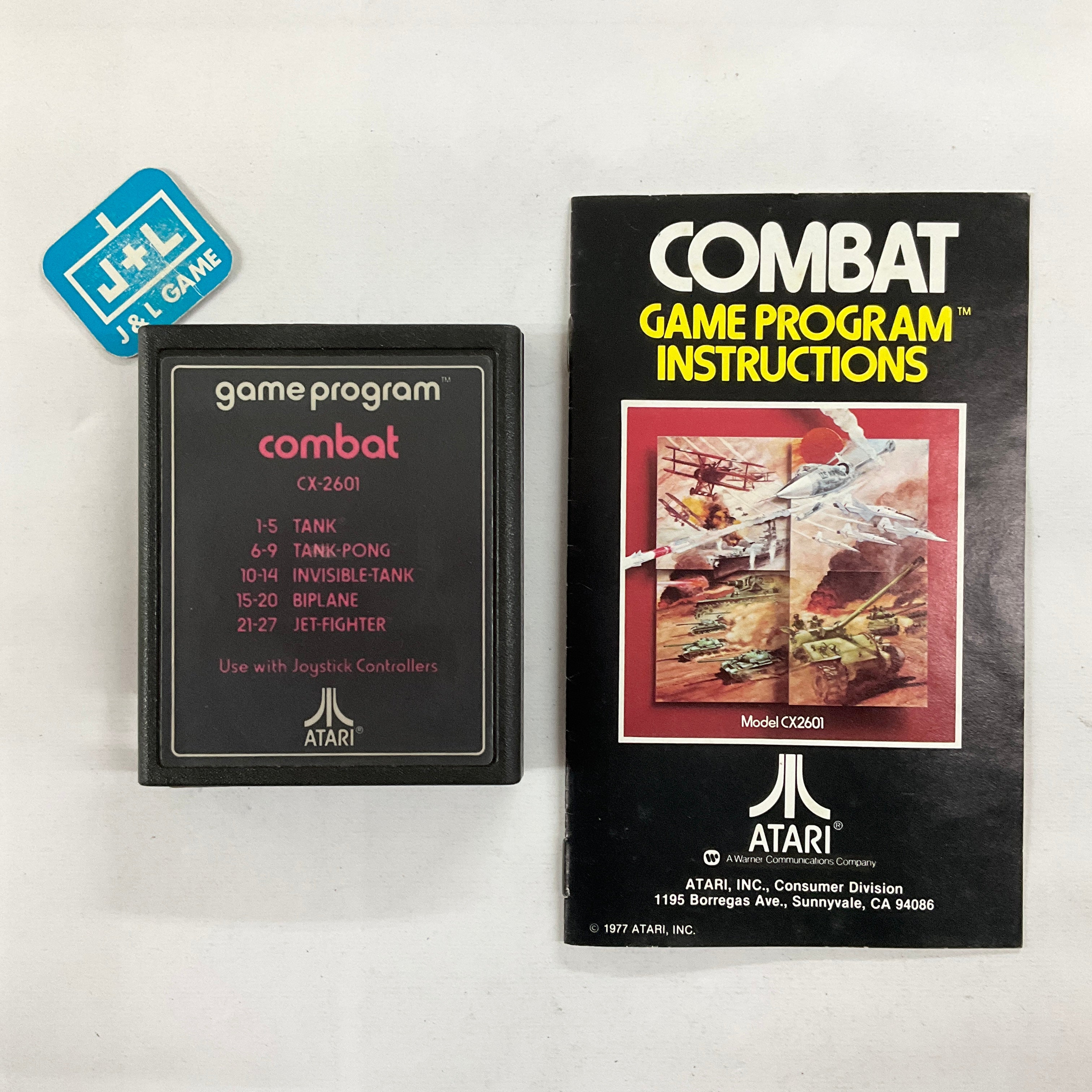 Combat - (A26) Atari 2600 [Pre-Owned] Video Games Atari Inc.   