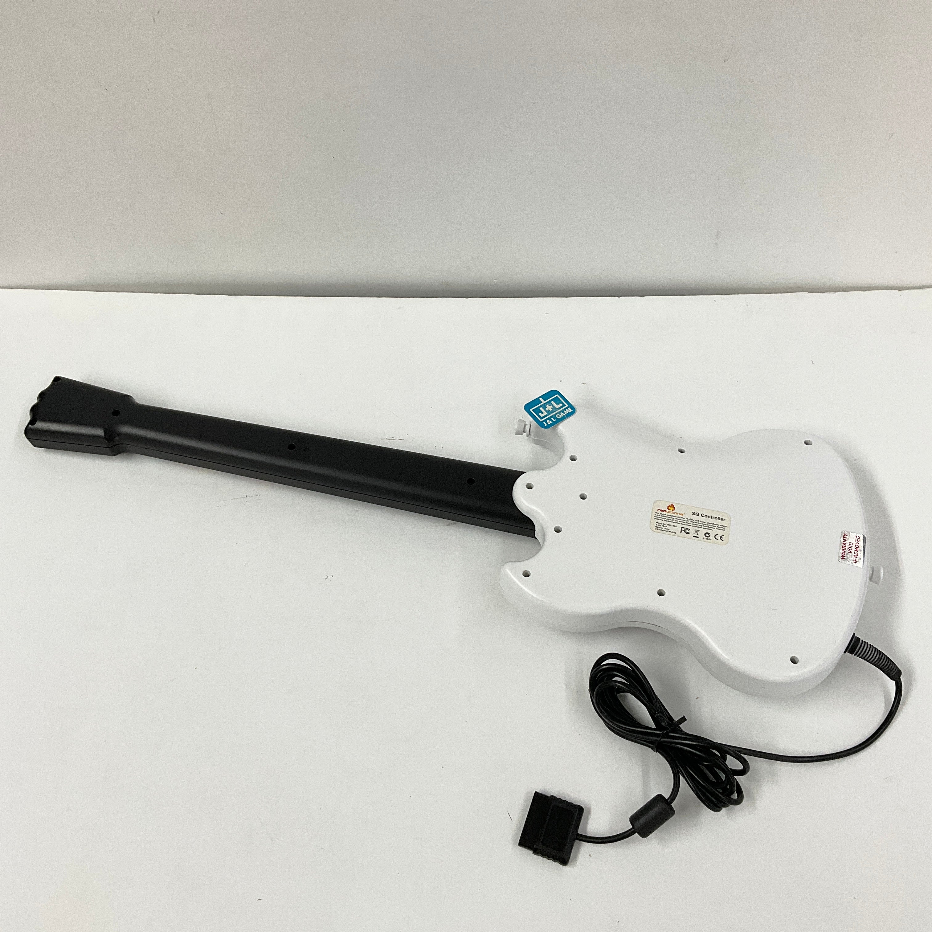 RedOctane Gibson Guitar Hero Guitar (White/Red) - (PS2) Playstation 2 [Pre-Owned] Video Games RedOctane   