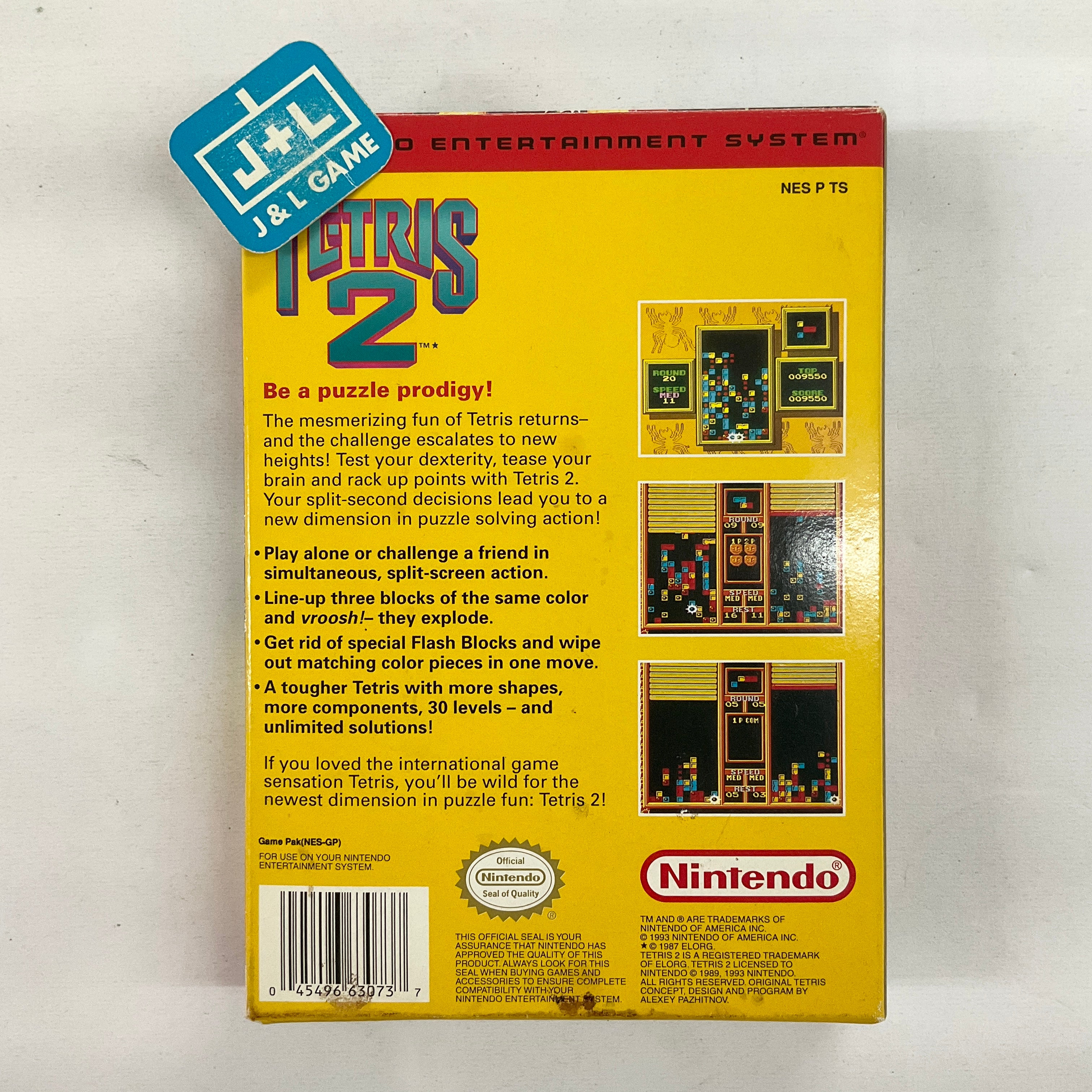 Tetris 2 - (NES) Nintendo Entertainment System [Pre-Owned] Video Games Nintendo   