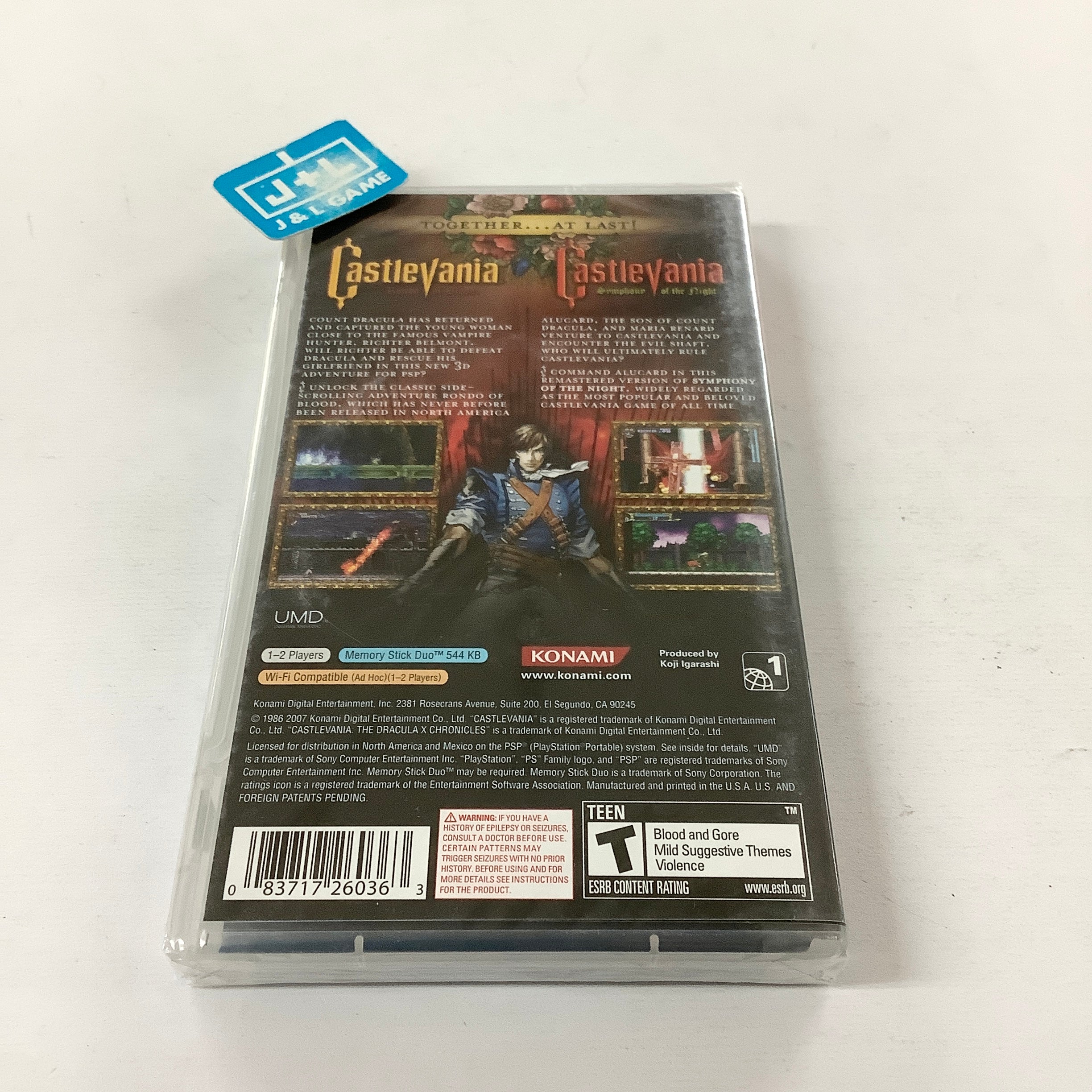 Castlevania: The Dracula X Chronicles (Greatest Hits) - SONY PSP