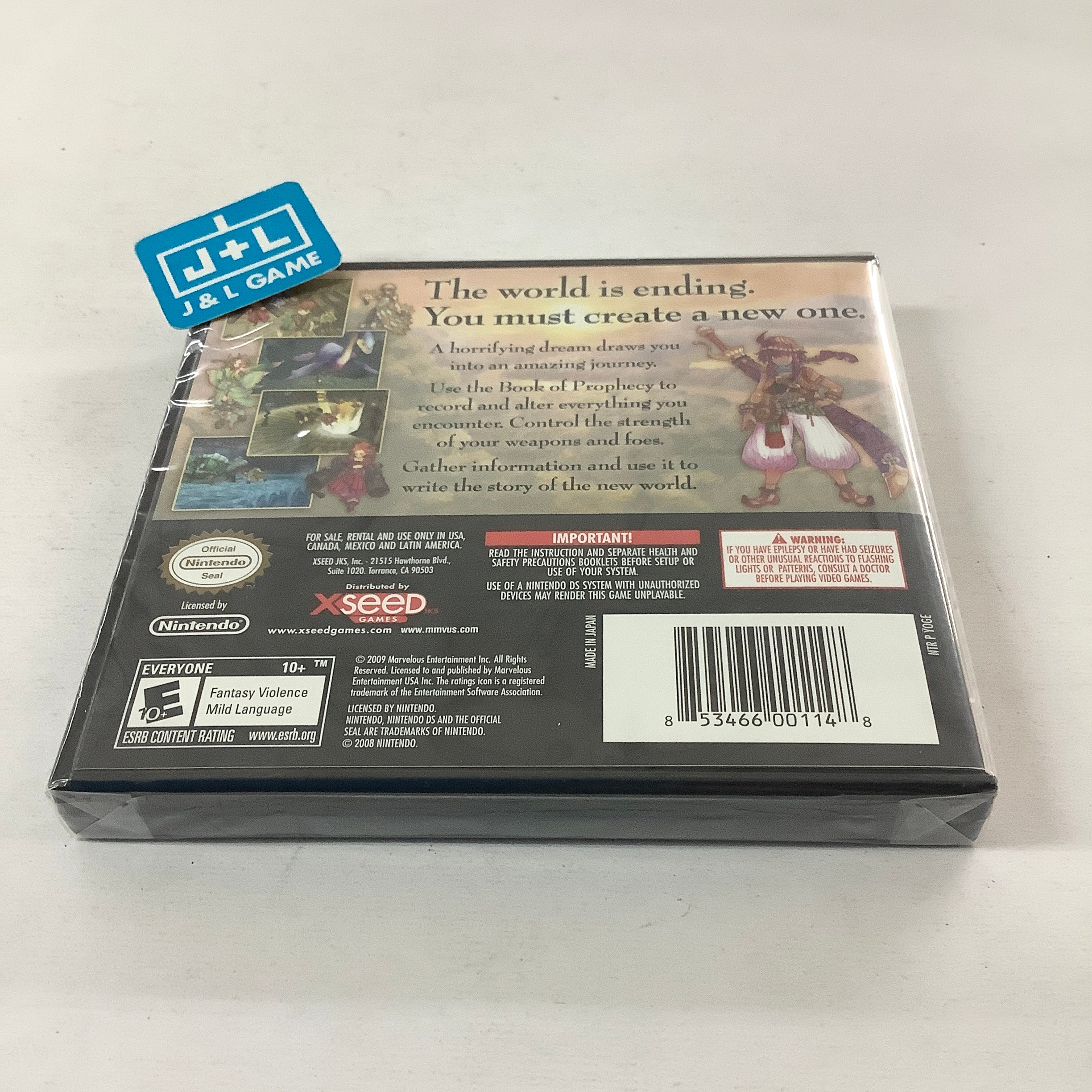 Avalon Code - (NDS) Nintendo DS Video Games Marvelous Entertainment   