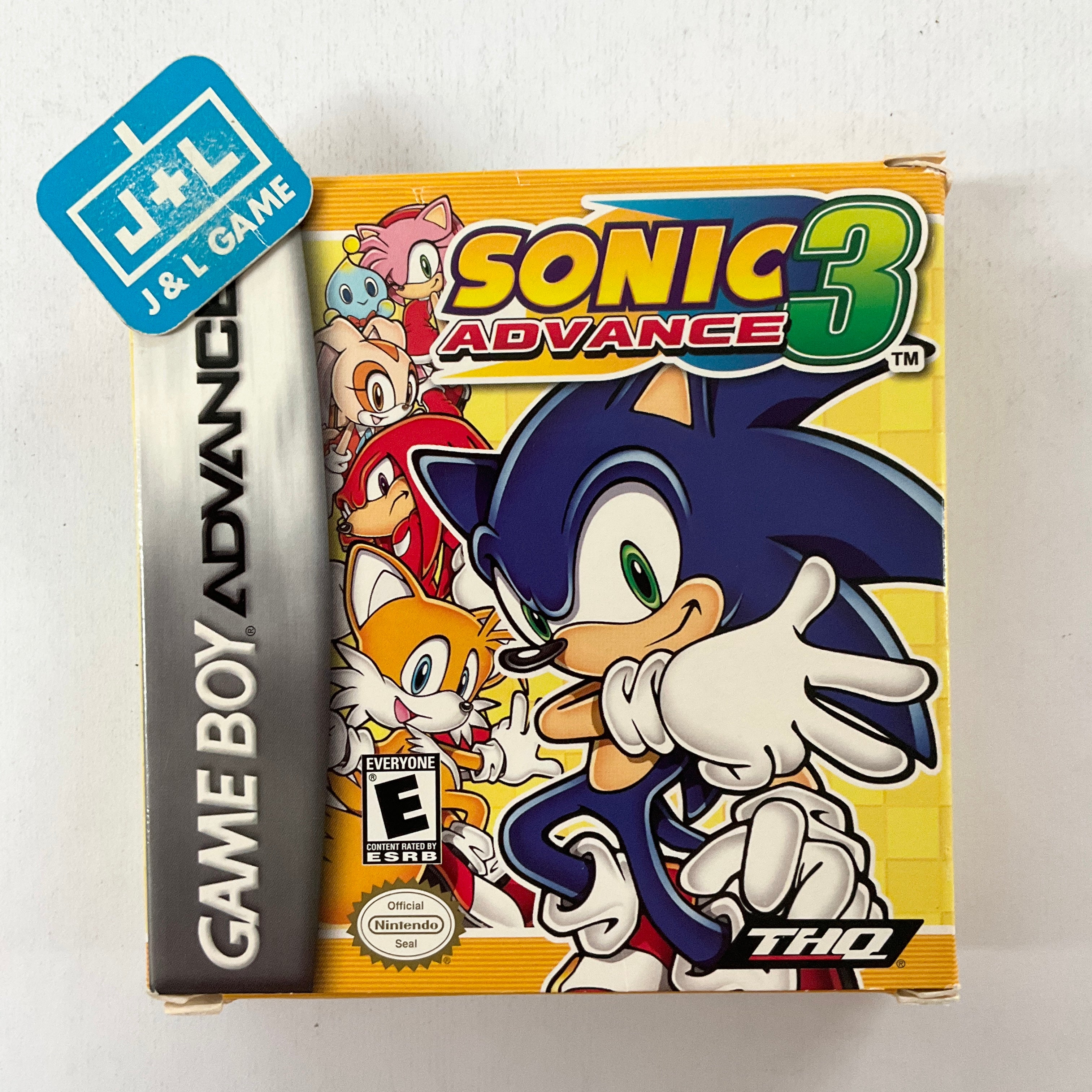 Sonic Advance 3 - (GBA) Game Boy Advance [Pre-Owned] Video Games THQ   