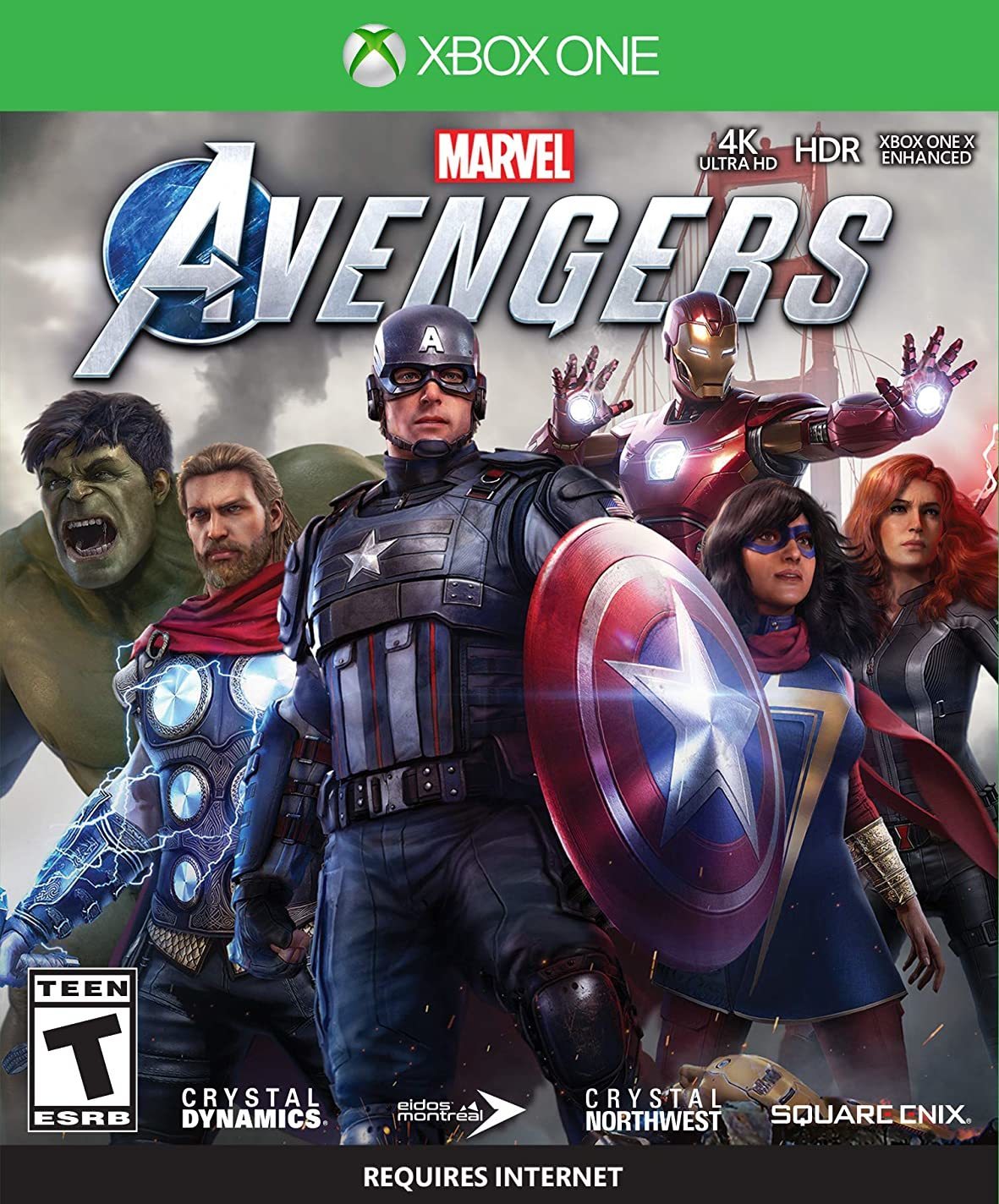 Marvel's Avengers (with patches) - (XB1) Xbox One [Pre-Owned] Video Games Square Enix   