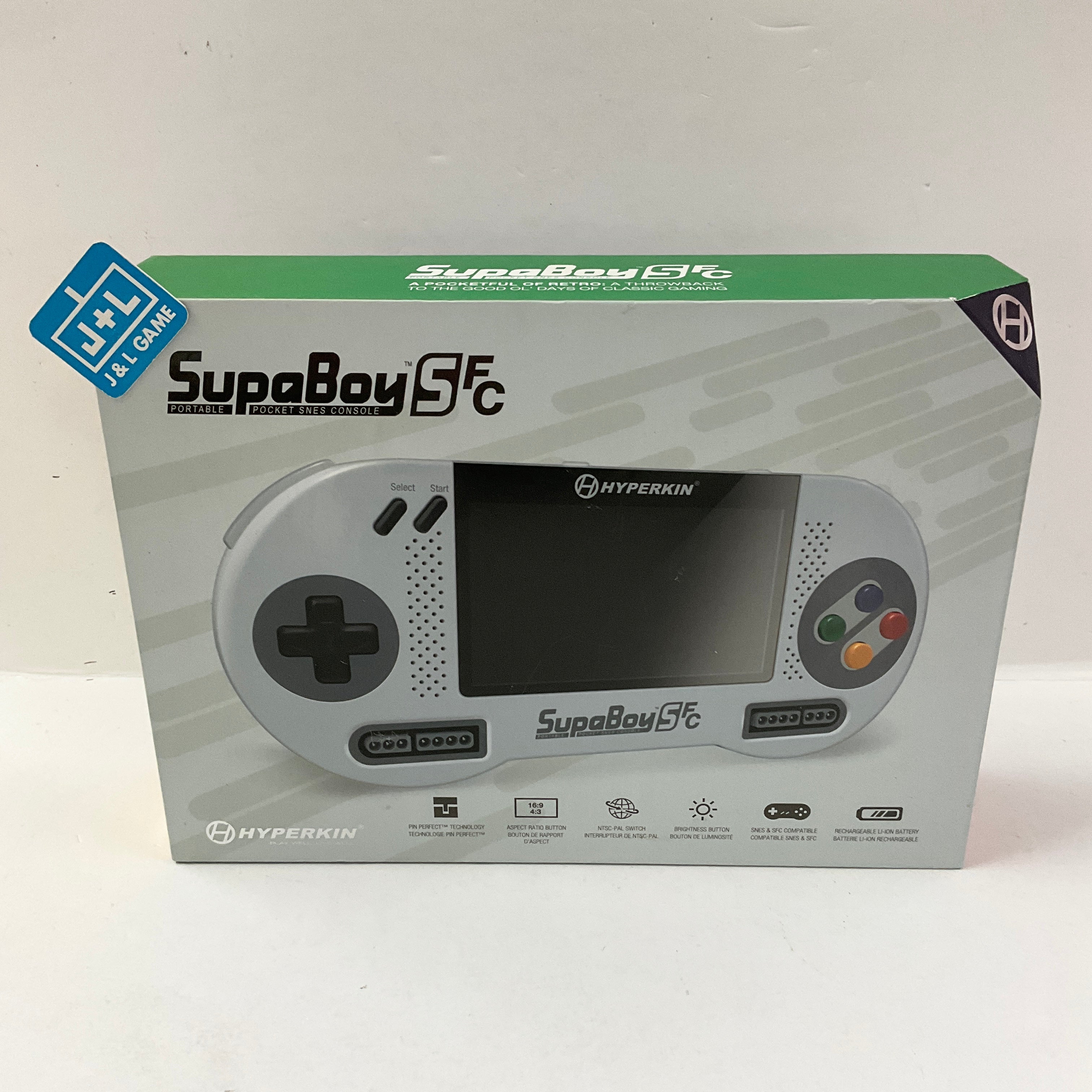 Hyperkin SupaBoy SFC Portable Pocket Console - (SNES) Super Nintendo [Pre-Owned] CONSOLE Hyperkin   