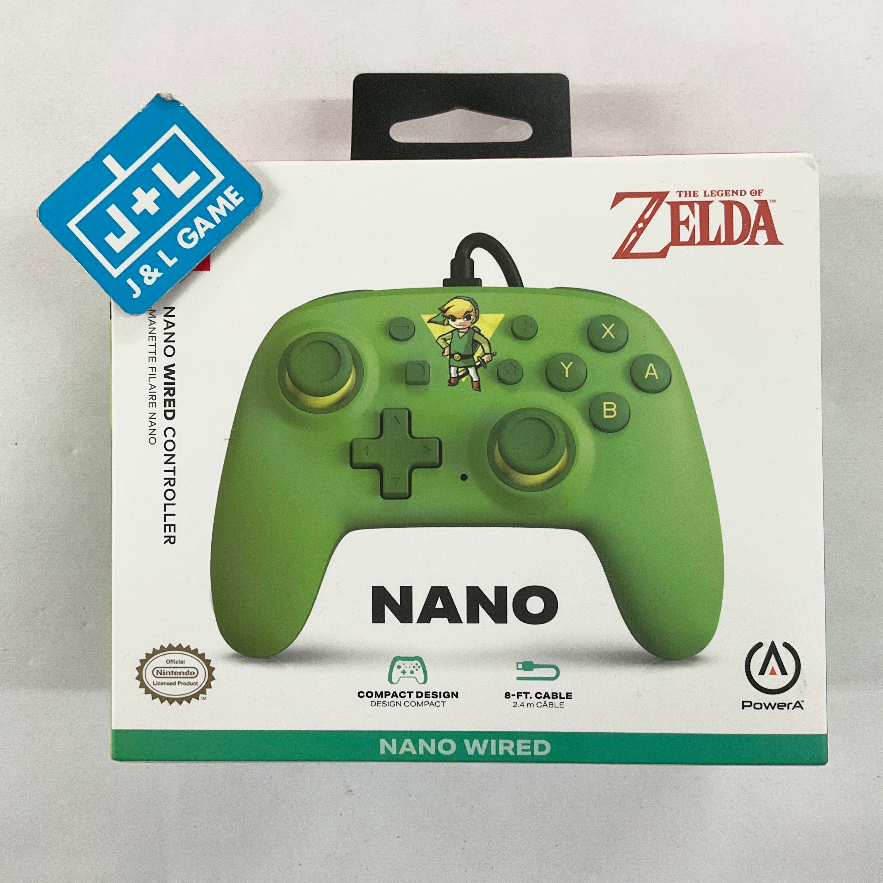 PowerA Nano Wired Controller (Toon Link) - (NSW) Nintendo Switch ACCESSORIES PowerA