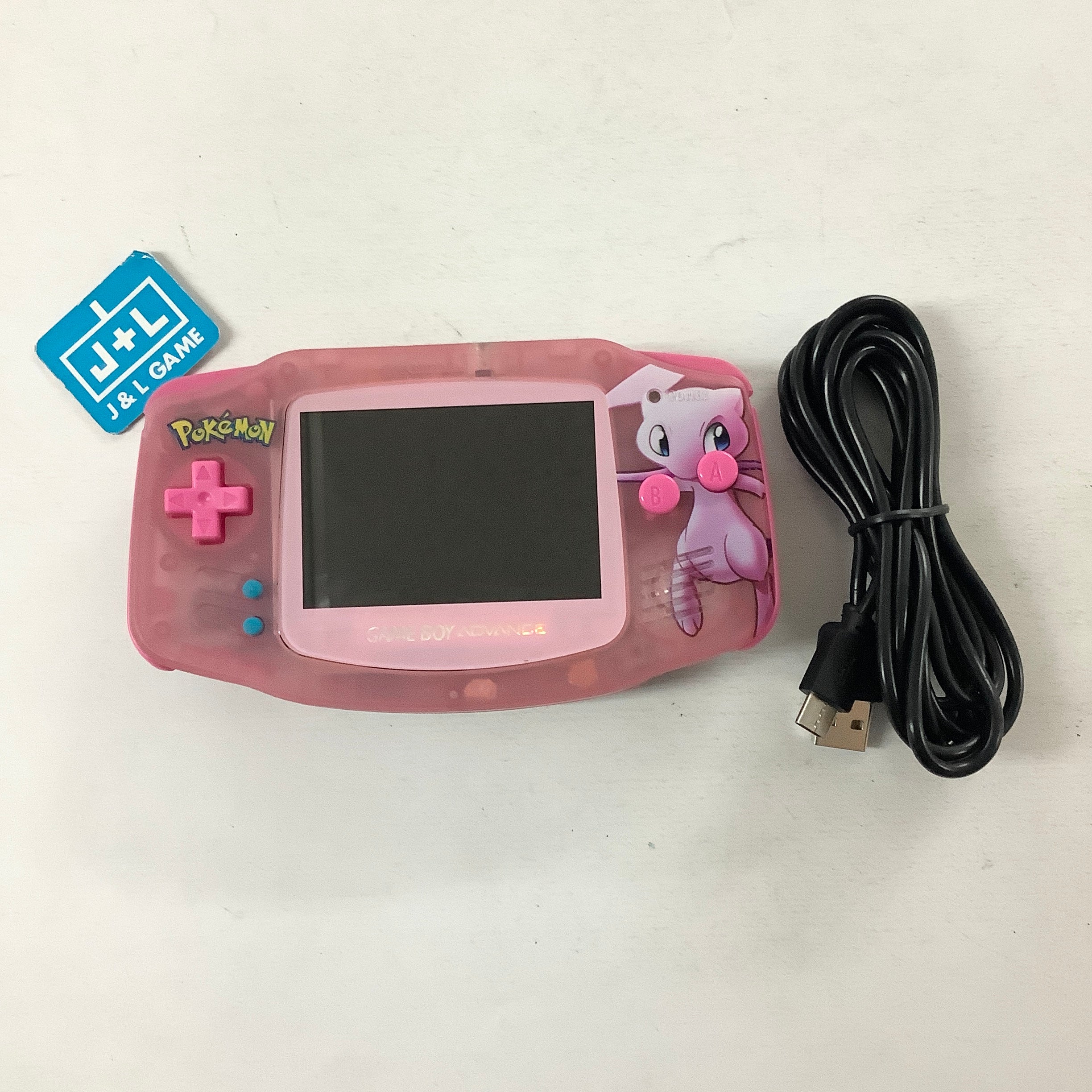 Nintendo Game Boy Advance Console (Clear Pink Custom with Backlight) - (GBA) Game Boy Advance [Pre-Owned] Consoles Nintendo   