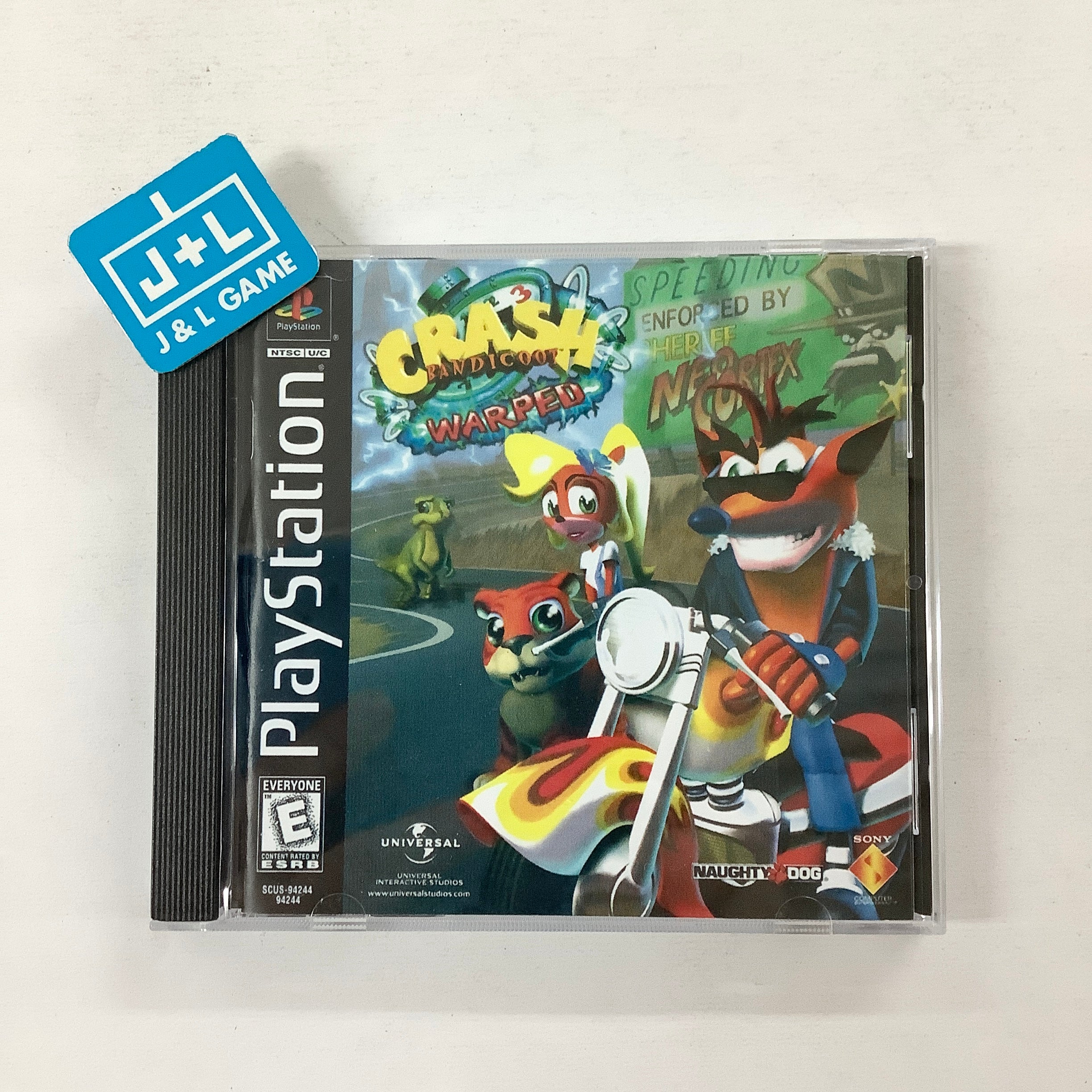 Crash Bandicoot 3: Warped  - (PS1) PlayStation 1 [Pre-Owned] Video Games SCEA   