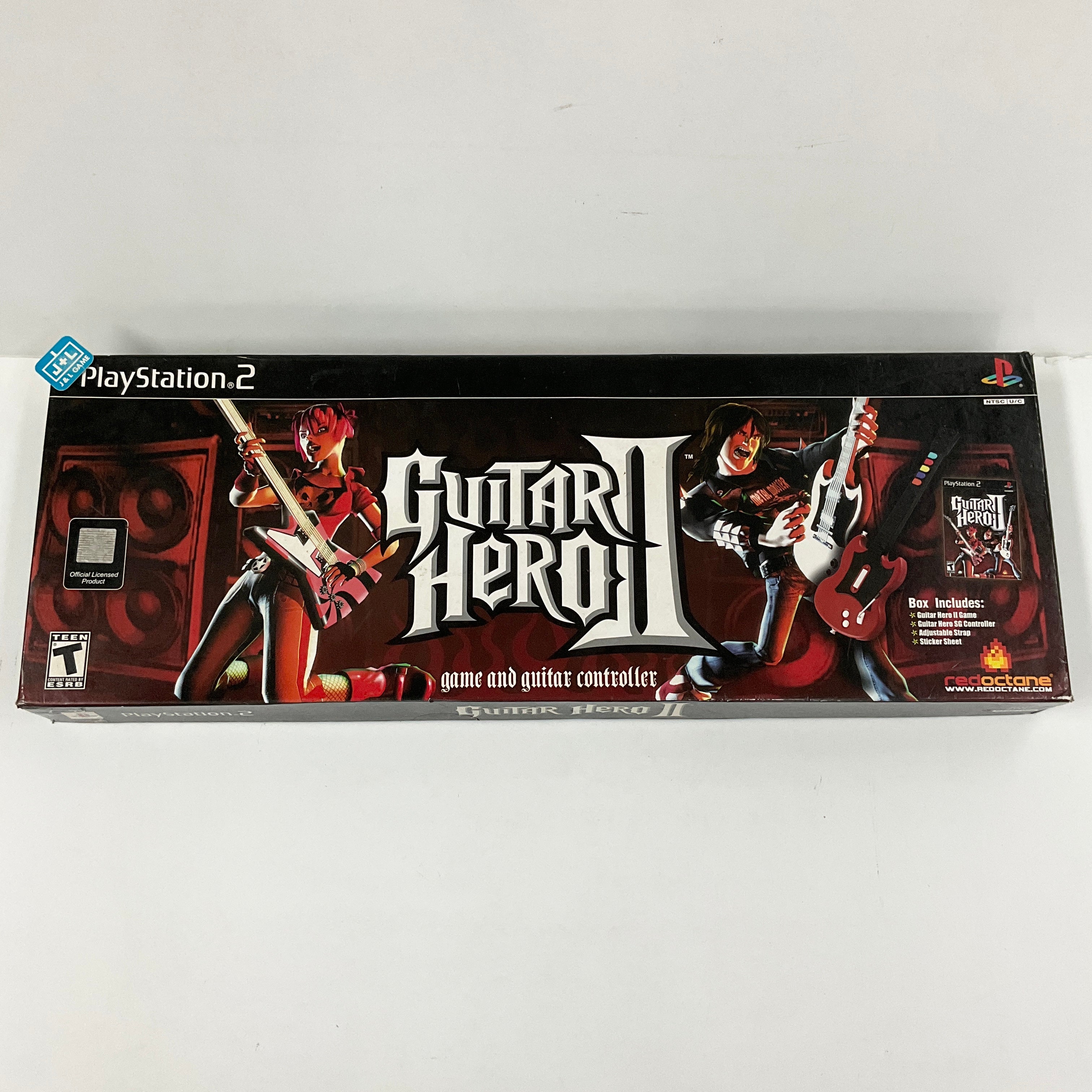 Guitar Hero 2 With Wired Guitar Controller Bundle - (PS2) PlayStation 2 [Pre-Owned] Video Games ACTIVISION   