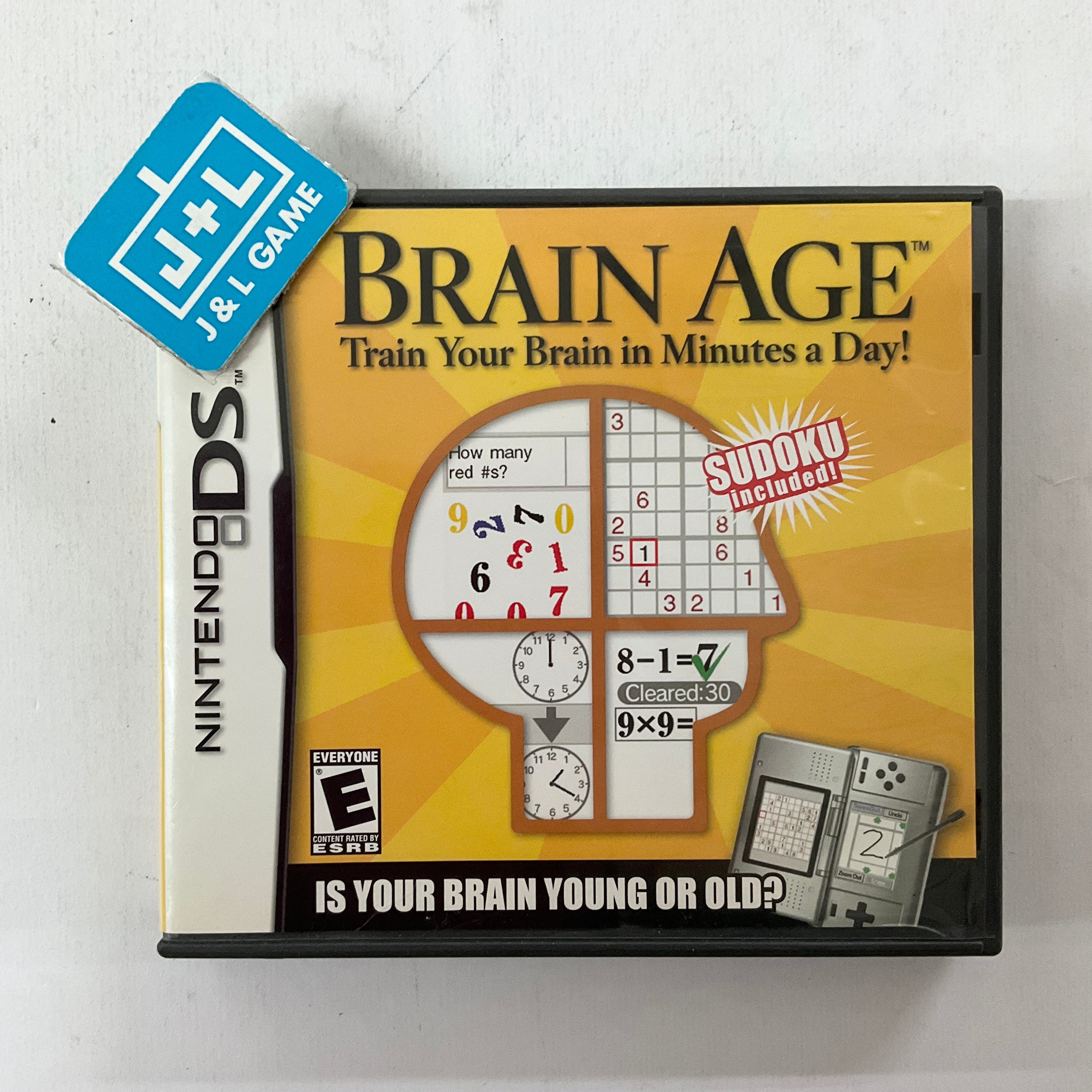 Brain Age: Train Your Brain in Minutes a Day! - (NDS) Nintendo DS [Pre-Owned] Video Games Nintendo   