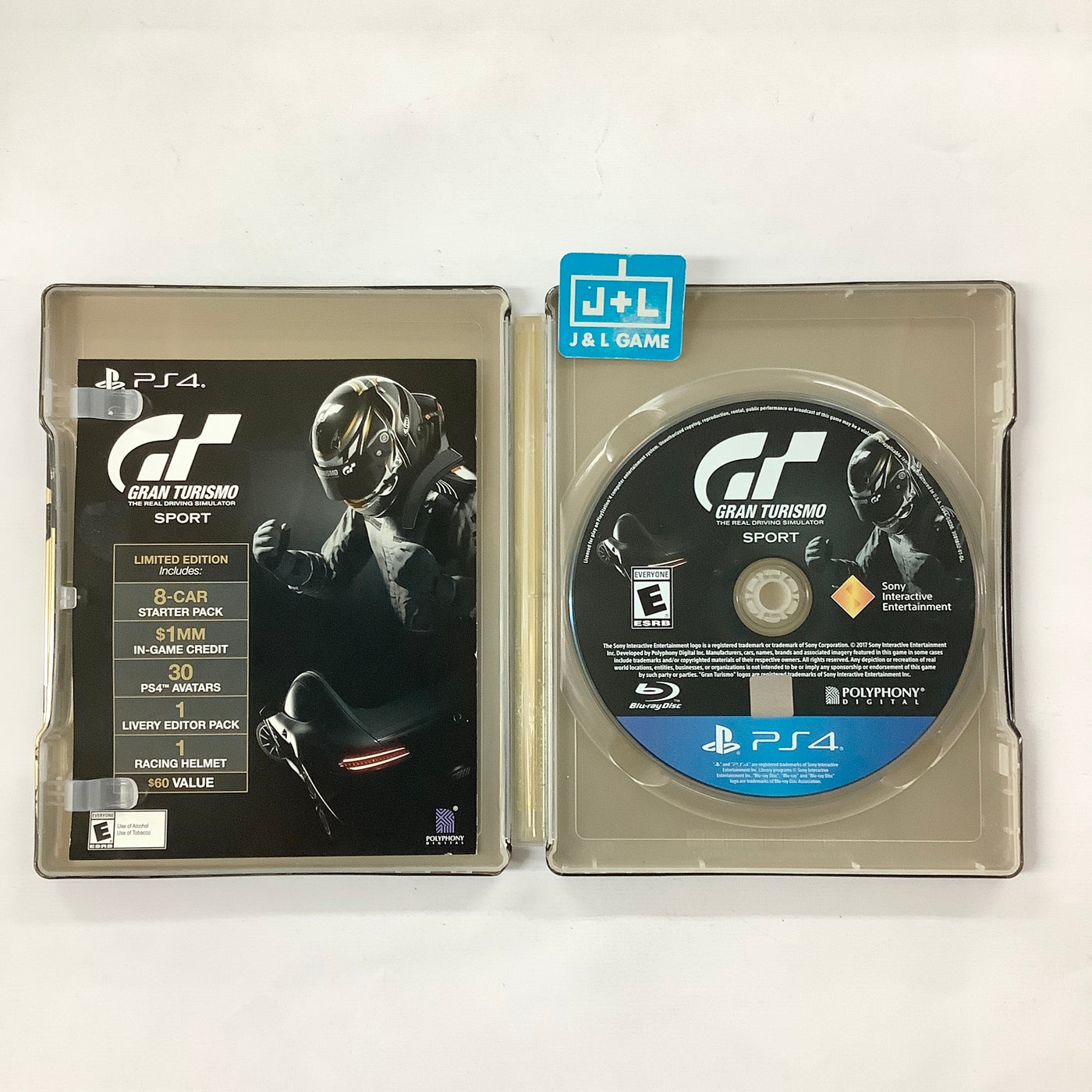 Gran Turismo Sport [ Limited Edition STEELBOOK ] (PS4) NEW