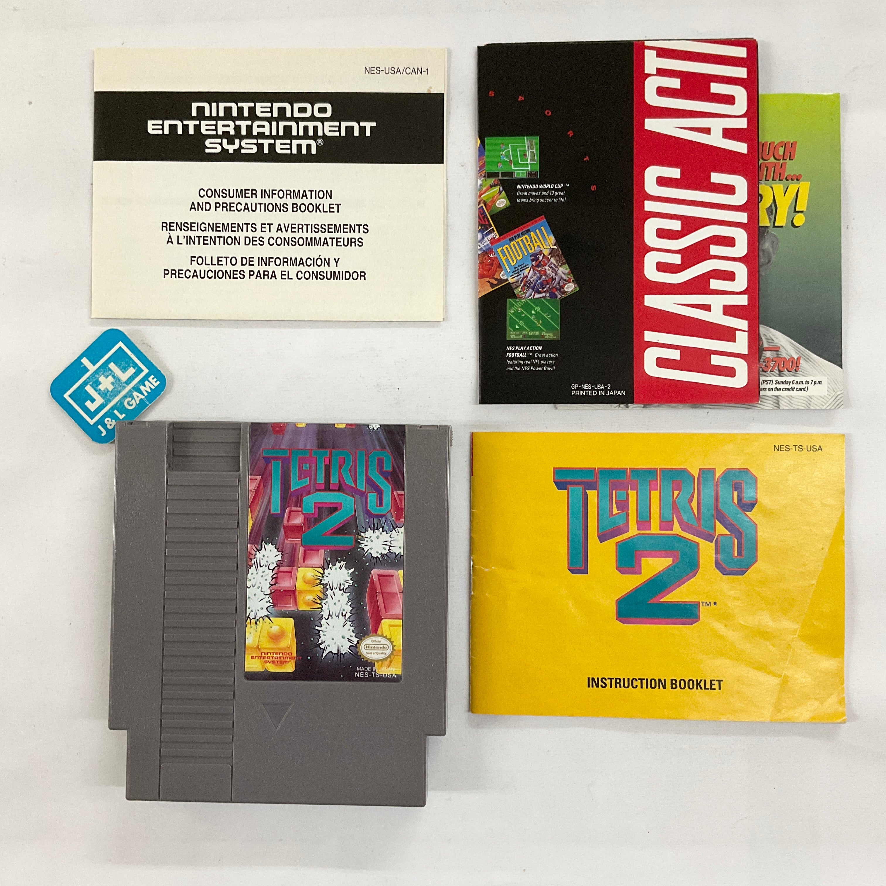 Tetris 2 - (NES) Nintendo Entertainment System [Pre-Owned] Video Games Nintendo   