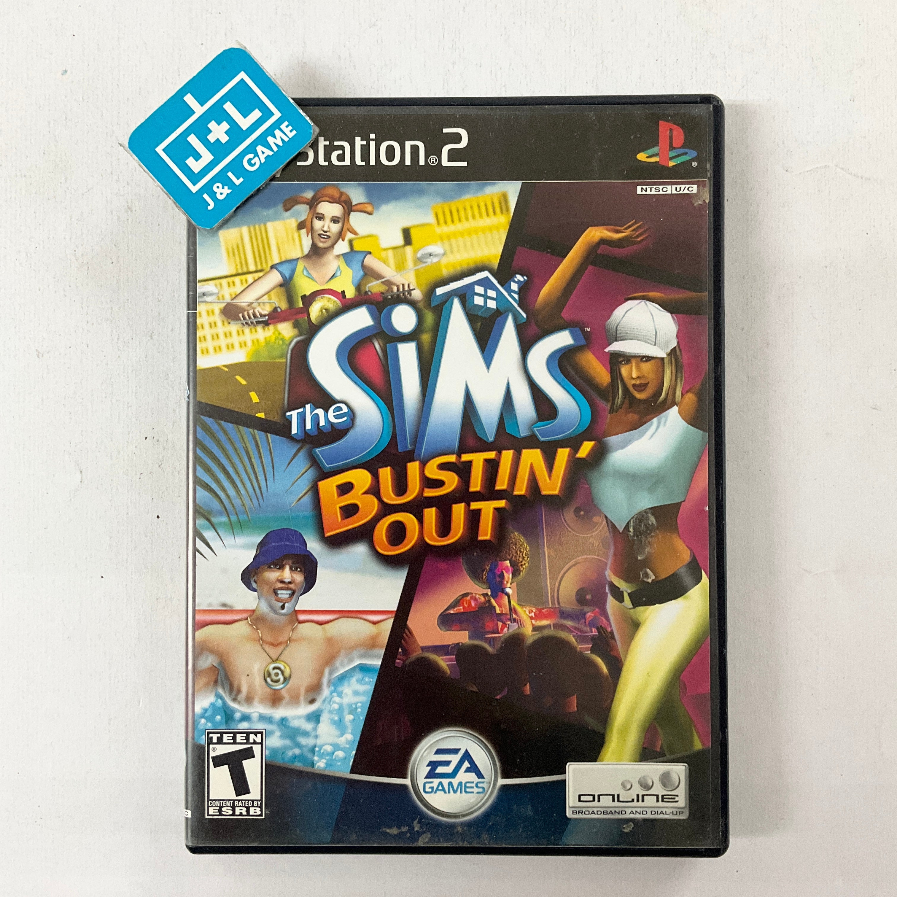 The Sims Bustin' Out - (PS2) PlayStation 2 [Pre-Owned] Video Games EA Games