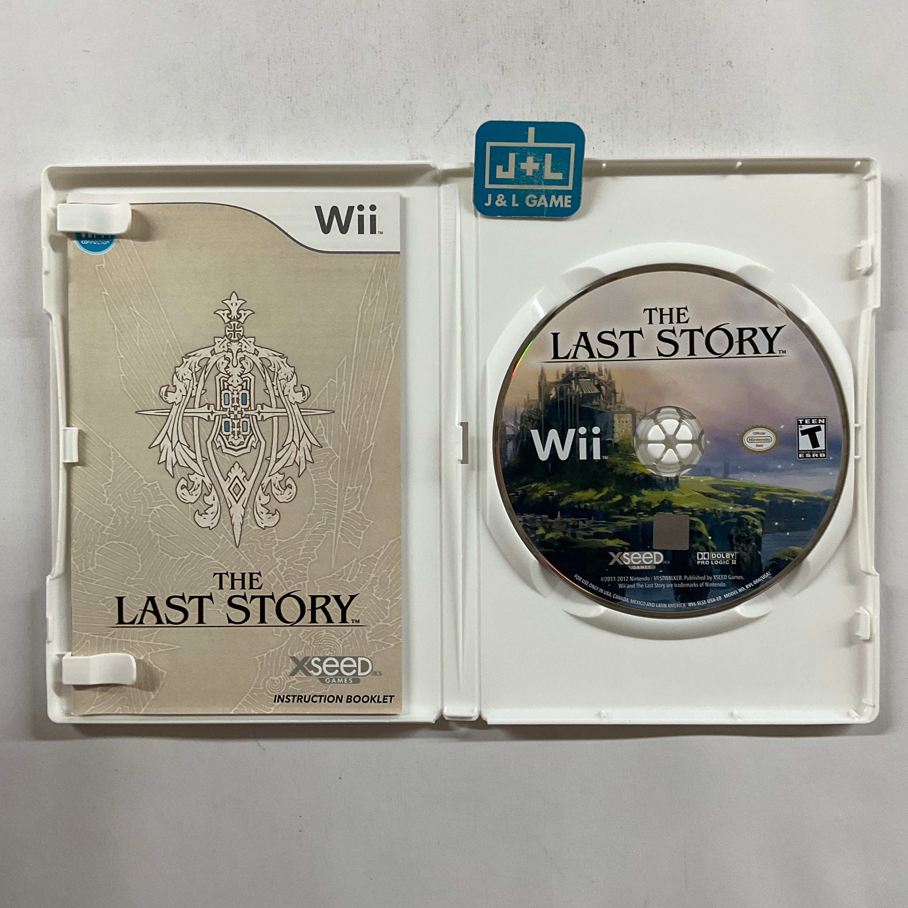 The Last Story 2024 (Nintendo Wii, 2012) No Manual