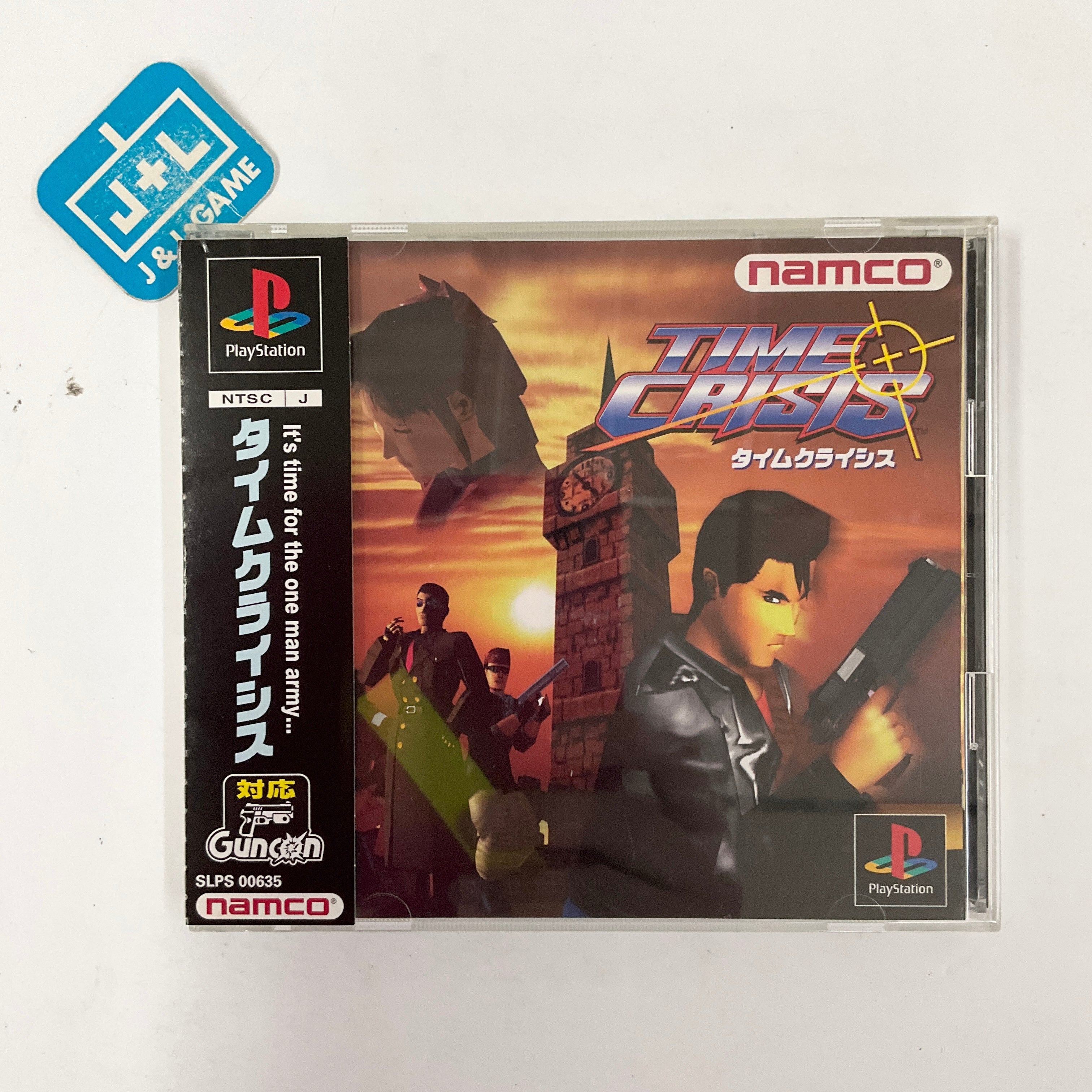 Time Crisis (w/ GunCon) - (PS1) PlayStation 1 [Pre-Owned] (Japanese Import) Video Games Namco   