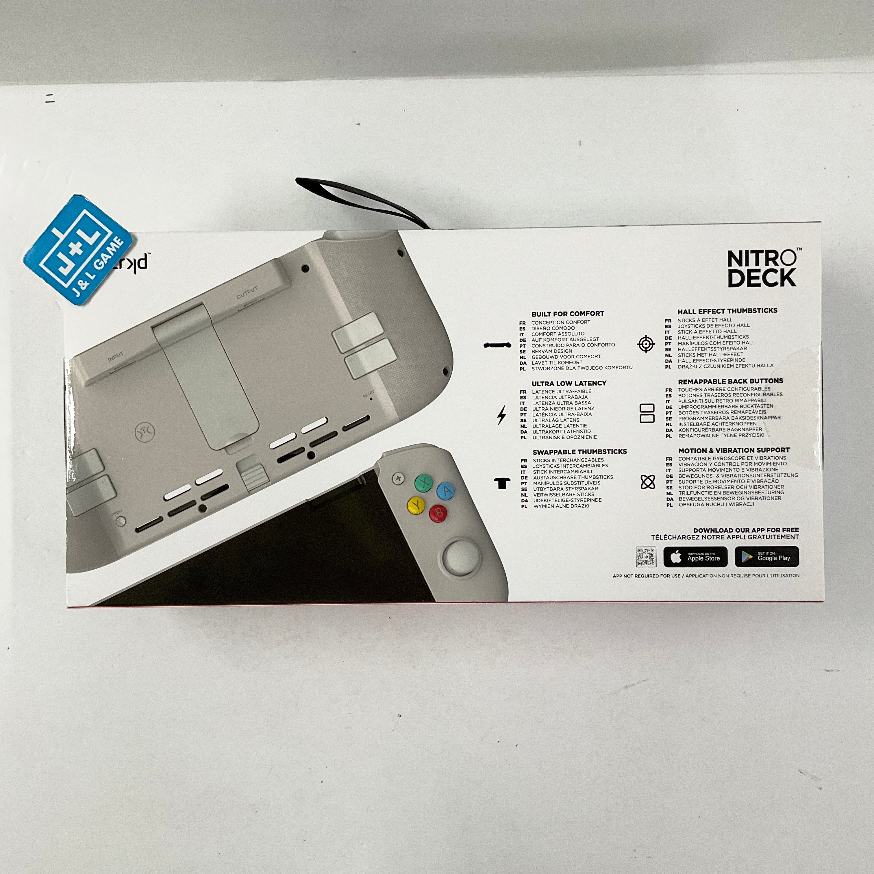 CRKD Nitro Deck (PAL Grey) - (NSW) Nintendo Switch ACCESSORIES CRKD   