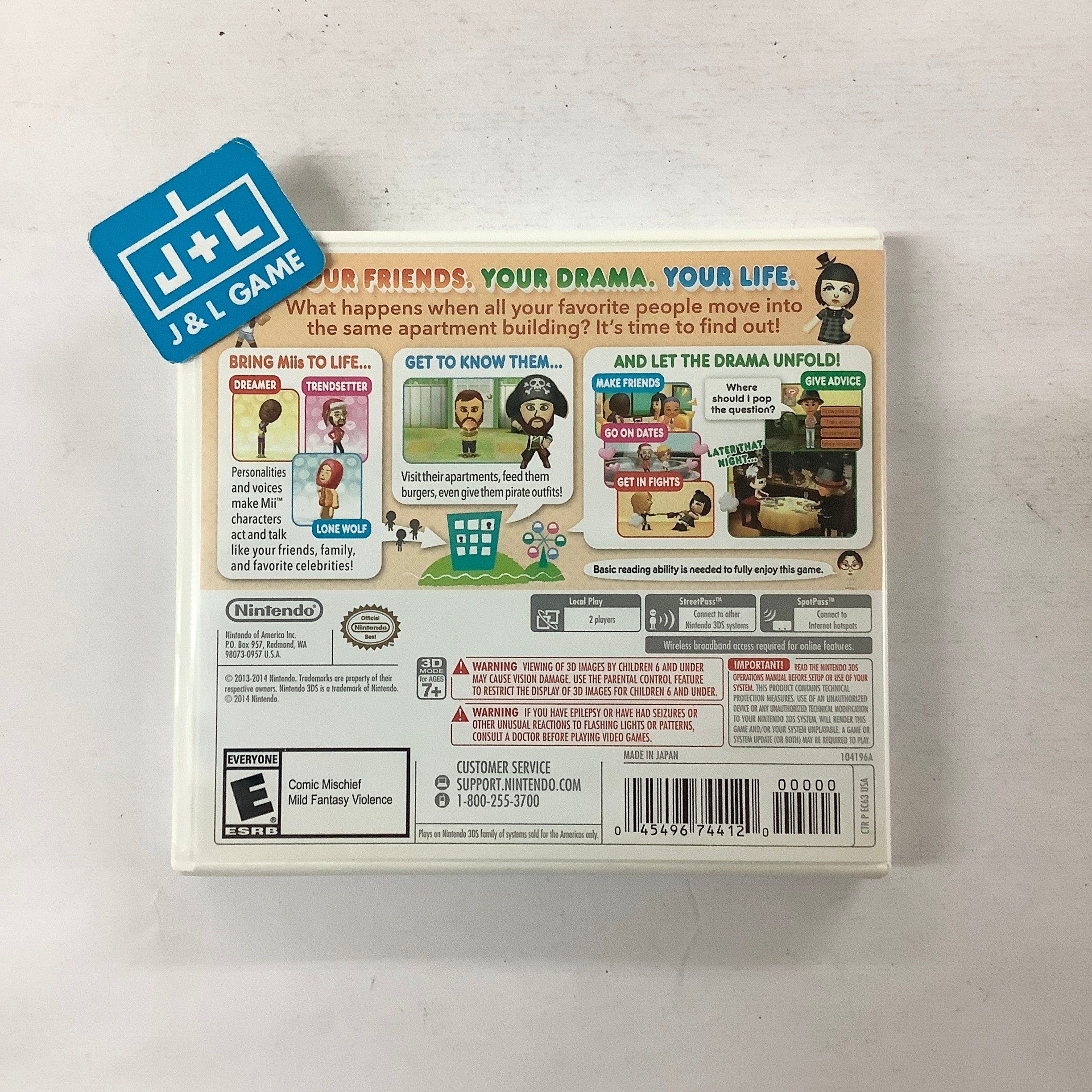 Tomodachi Life (Nintendo Selects) - Nintendo 3DS [Pre-Owned] Video Games Nintendo   