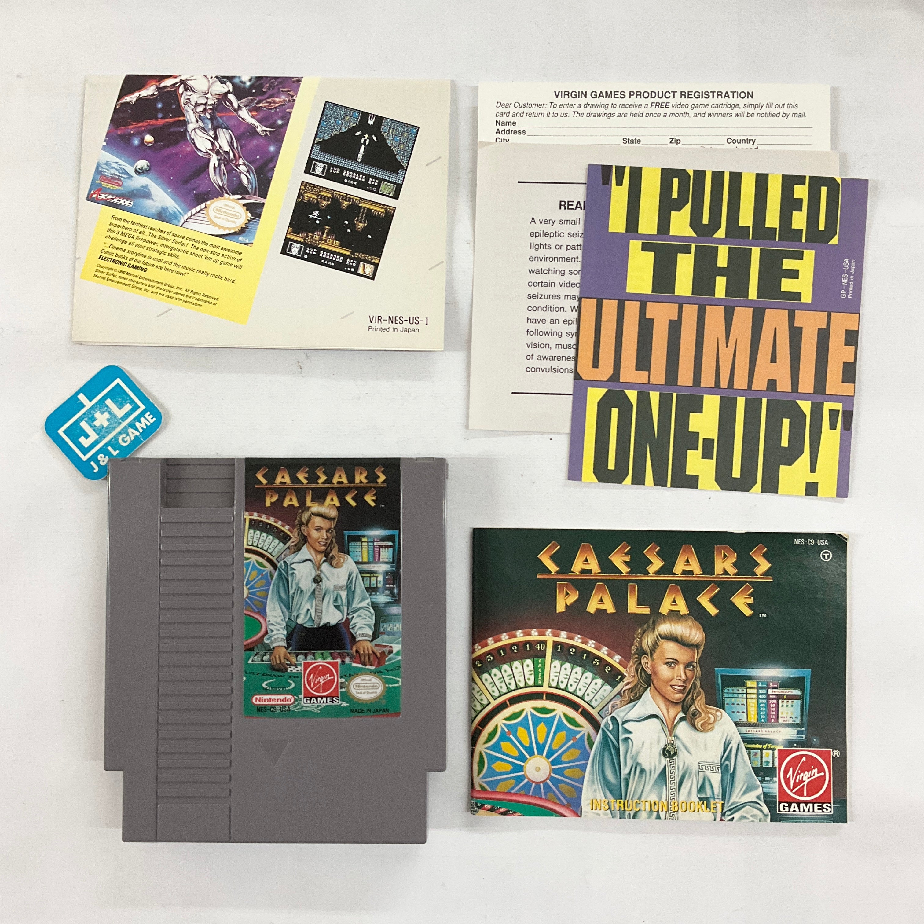 Caesars Palace - (NES) Nintendo Entertainment System [Pre-Owned] Video Games Virgin Games   