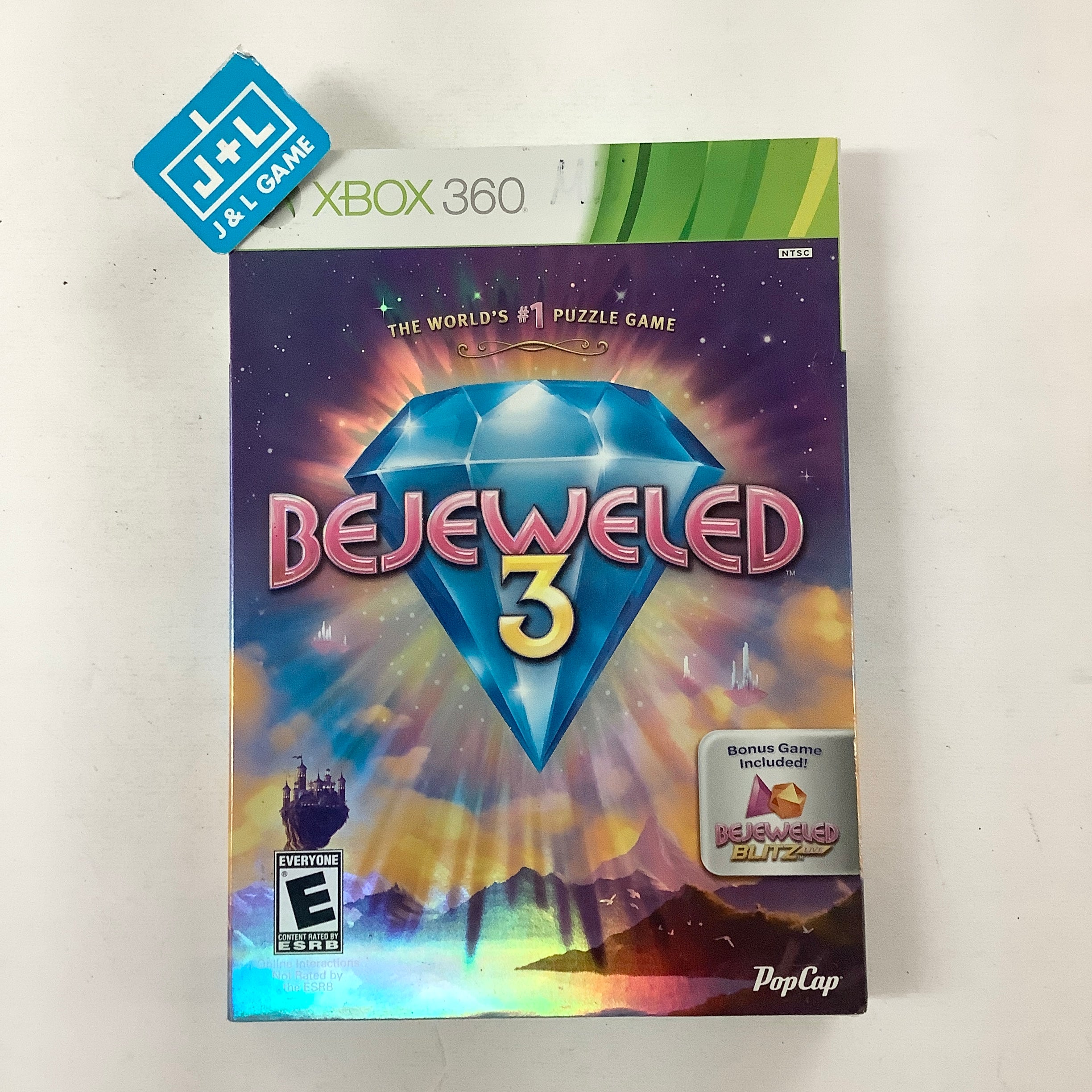 Bejeweled 3 (With Bejeweled Blitz Live) - Xbox 360 Video Games PopCap Games